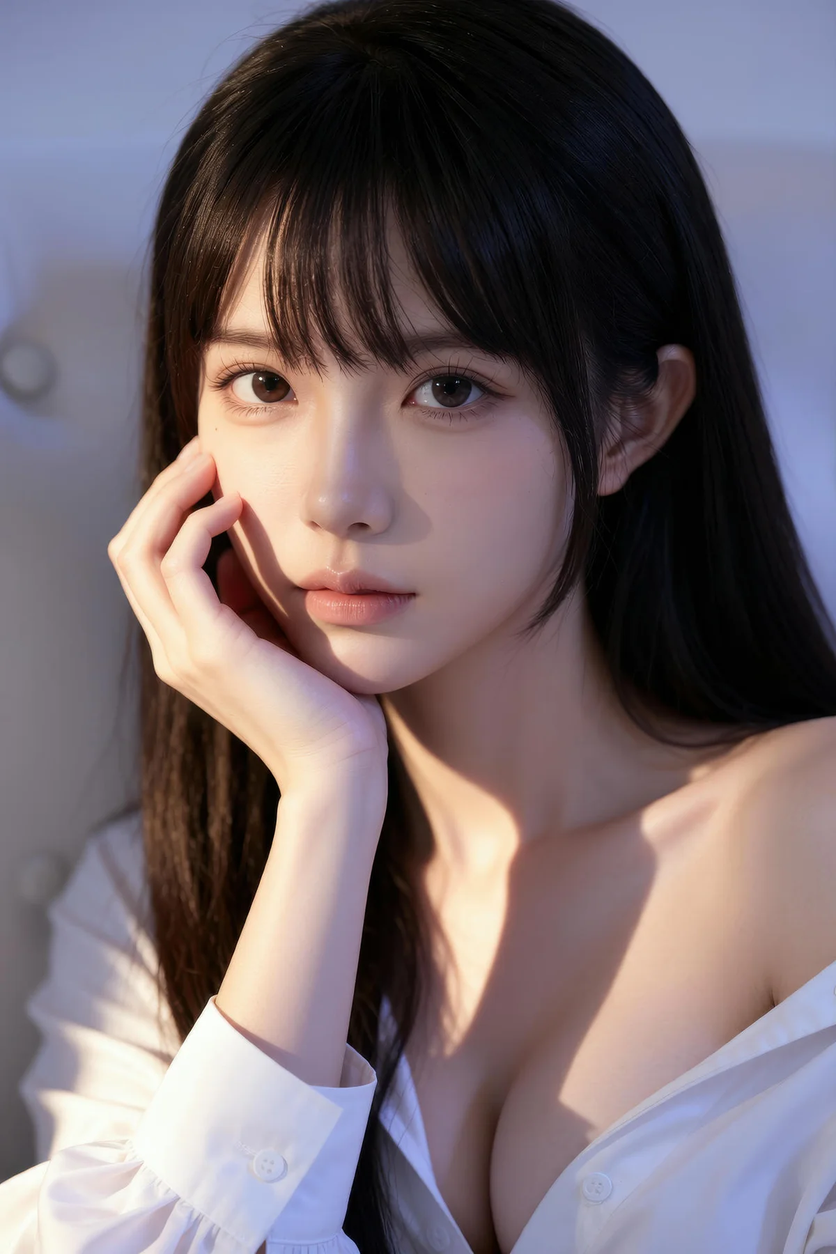 AIG  No.305 芭喜mila爆乳白衬衫玉背 - 2