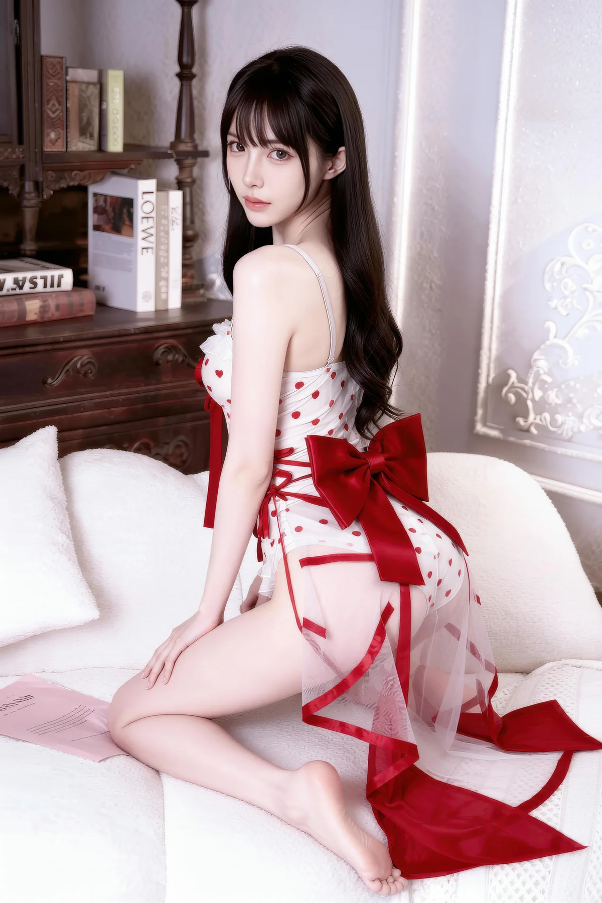 AIG  No.328 芭喜mila爆乳圆点裙 - 7