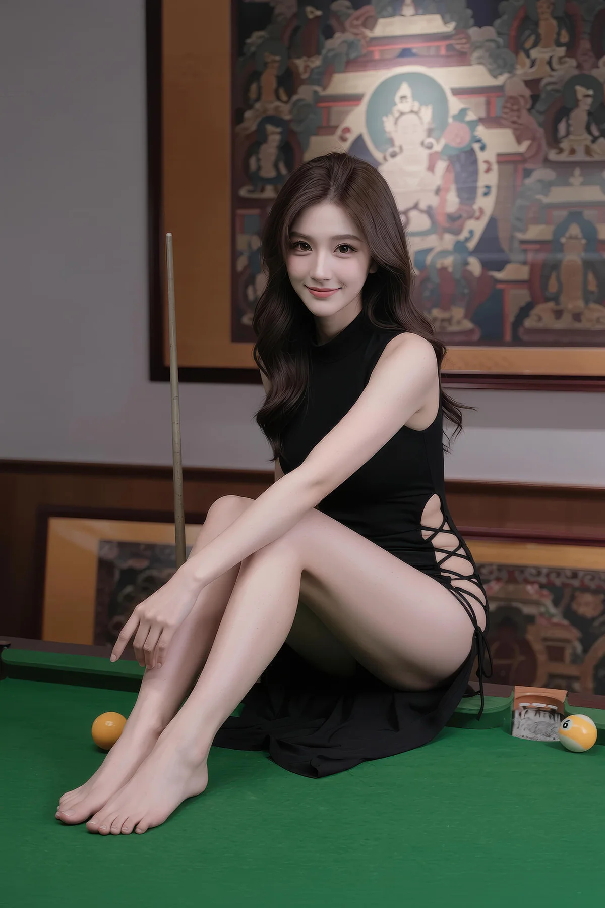 AIG  No.335 糖er桌球主题长腿爆乳 - 6