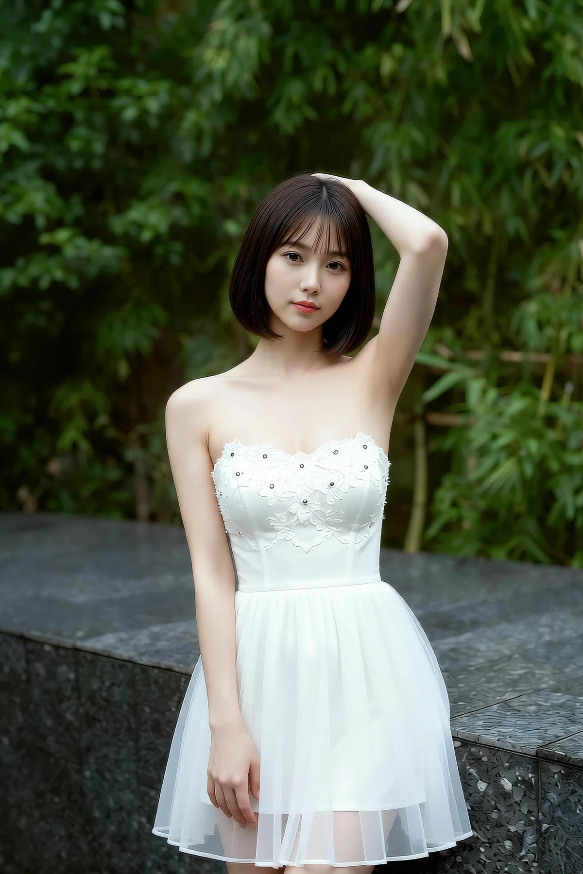 AIG  No.336 小乔丝绸睡衣酥胸 - 1