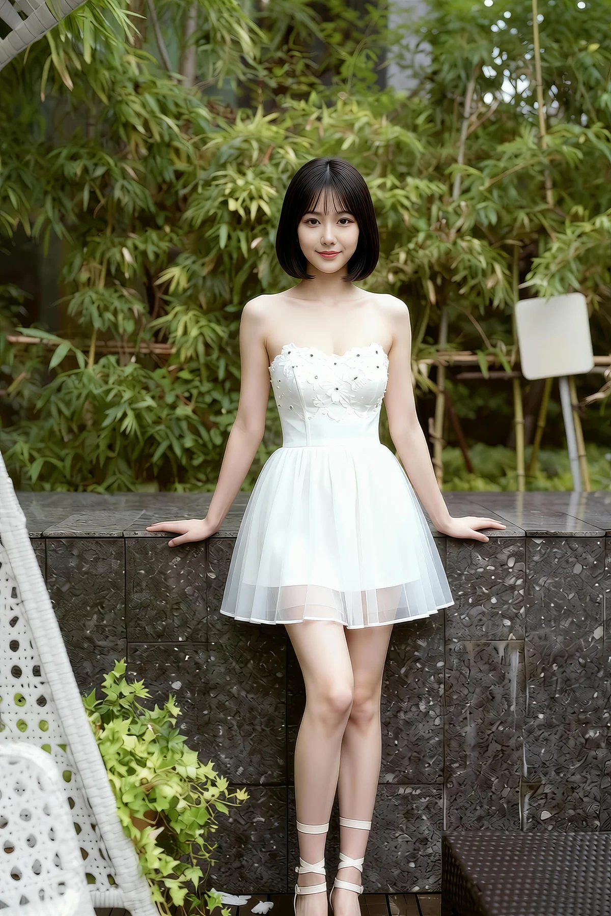 AIG  No.336 小乔丝绸睡衣酥胸 - 2