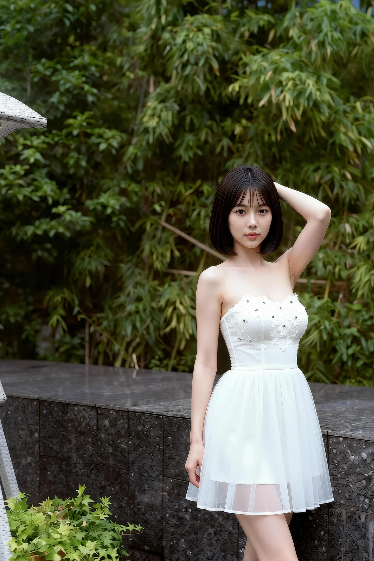 AIG  No.336 小乔丝绸睡衣酥胸 - 4