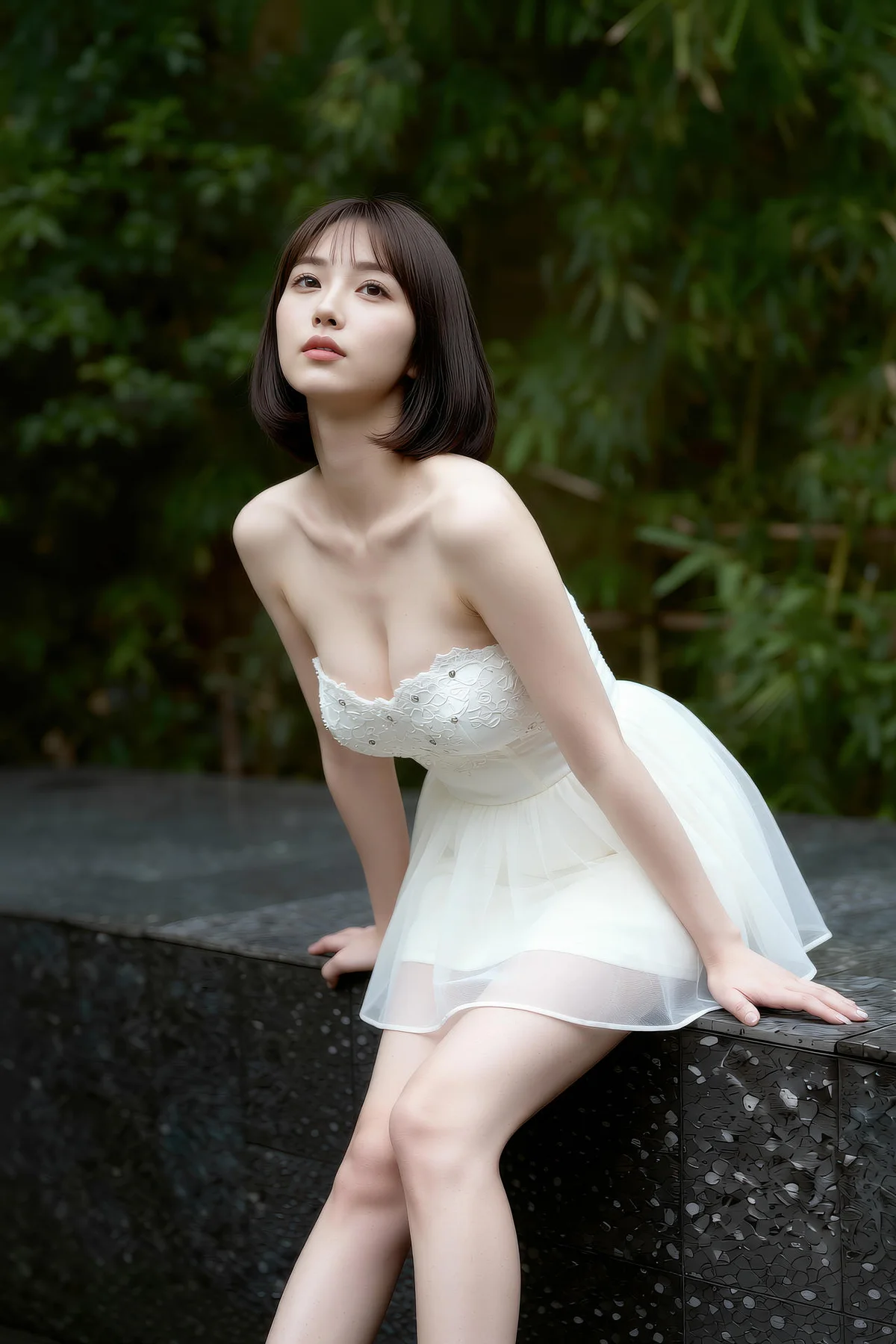 AIG  No.336 小乔丝绸睡衣酥胸 - 7