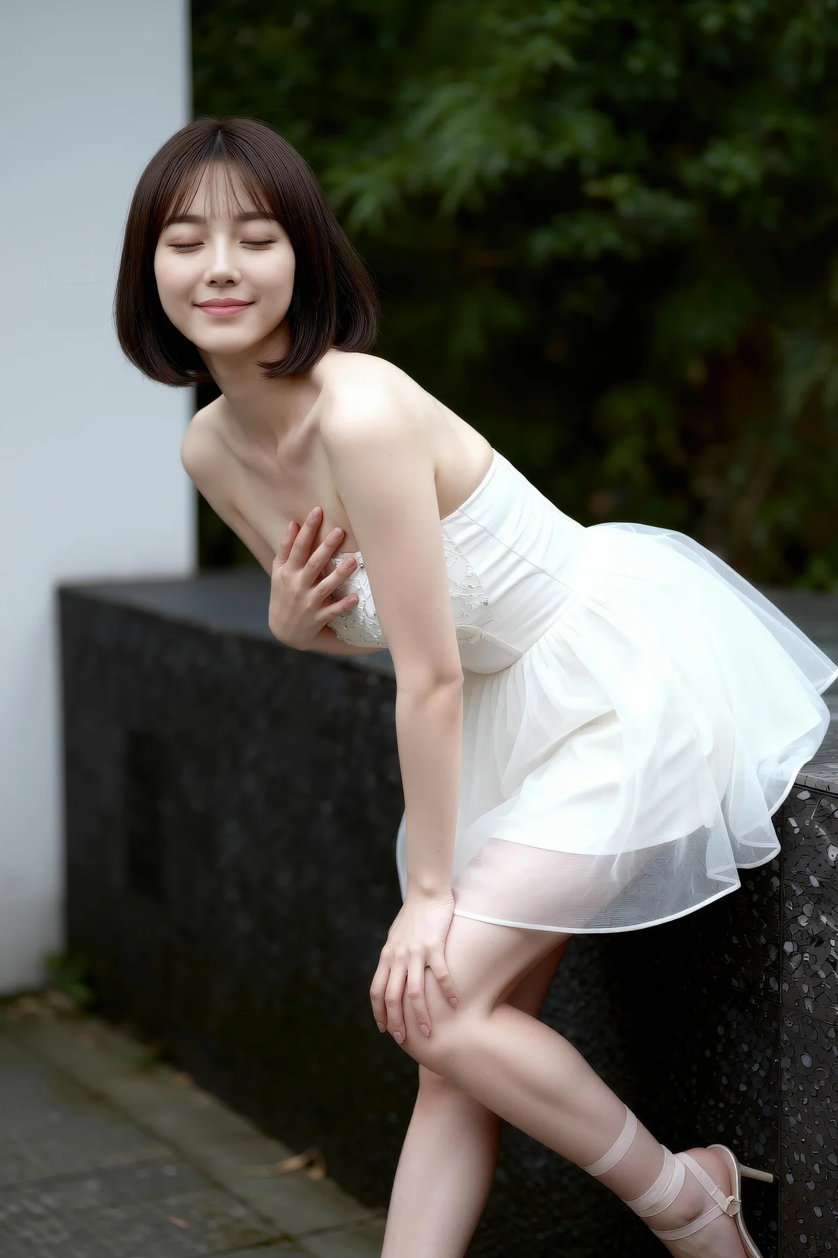 AIG  No.336 小乔丝绸睡衣酥胸 - 8