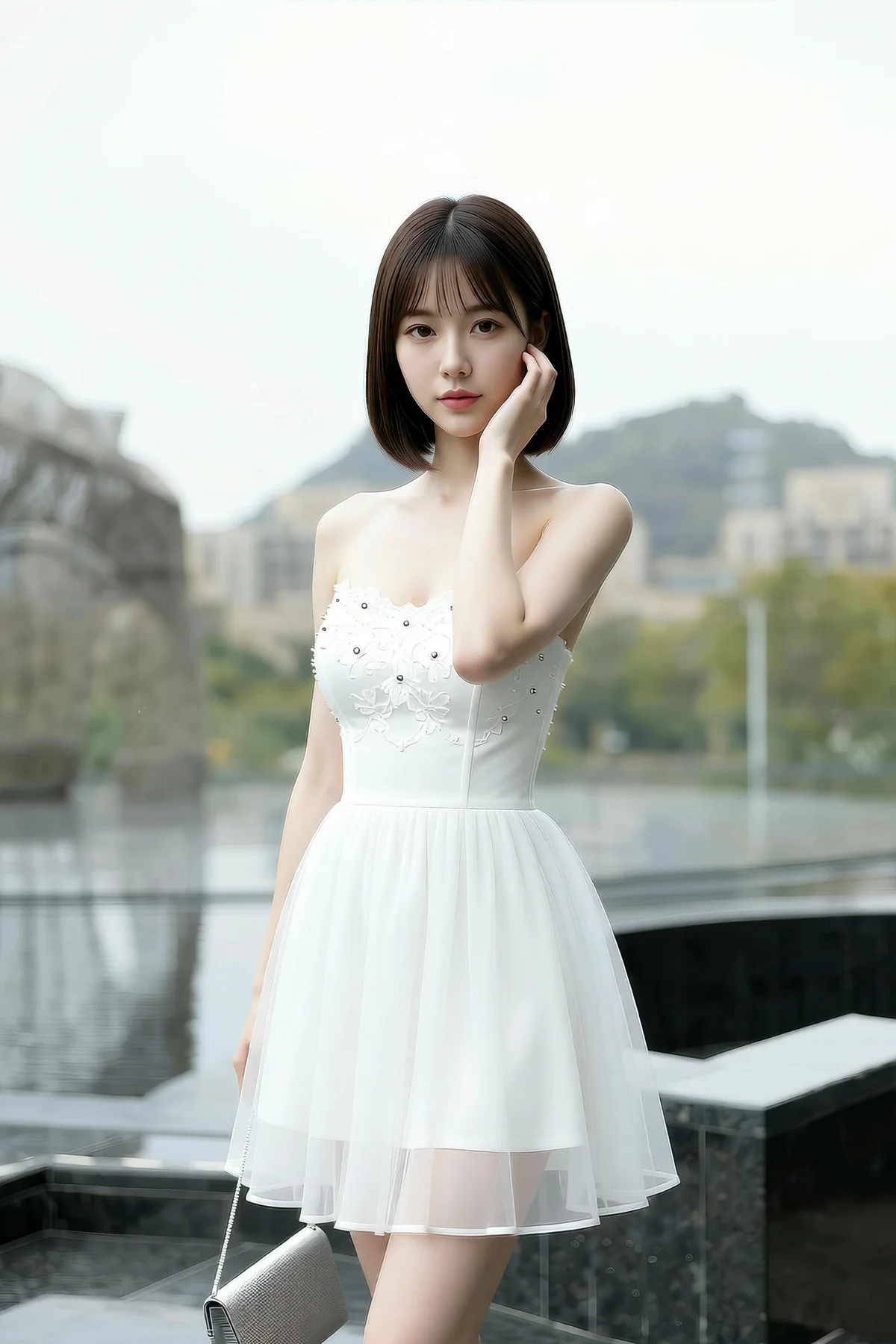 AIG  No.336 小乔丝绸睡衣酥胸 - 4