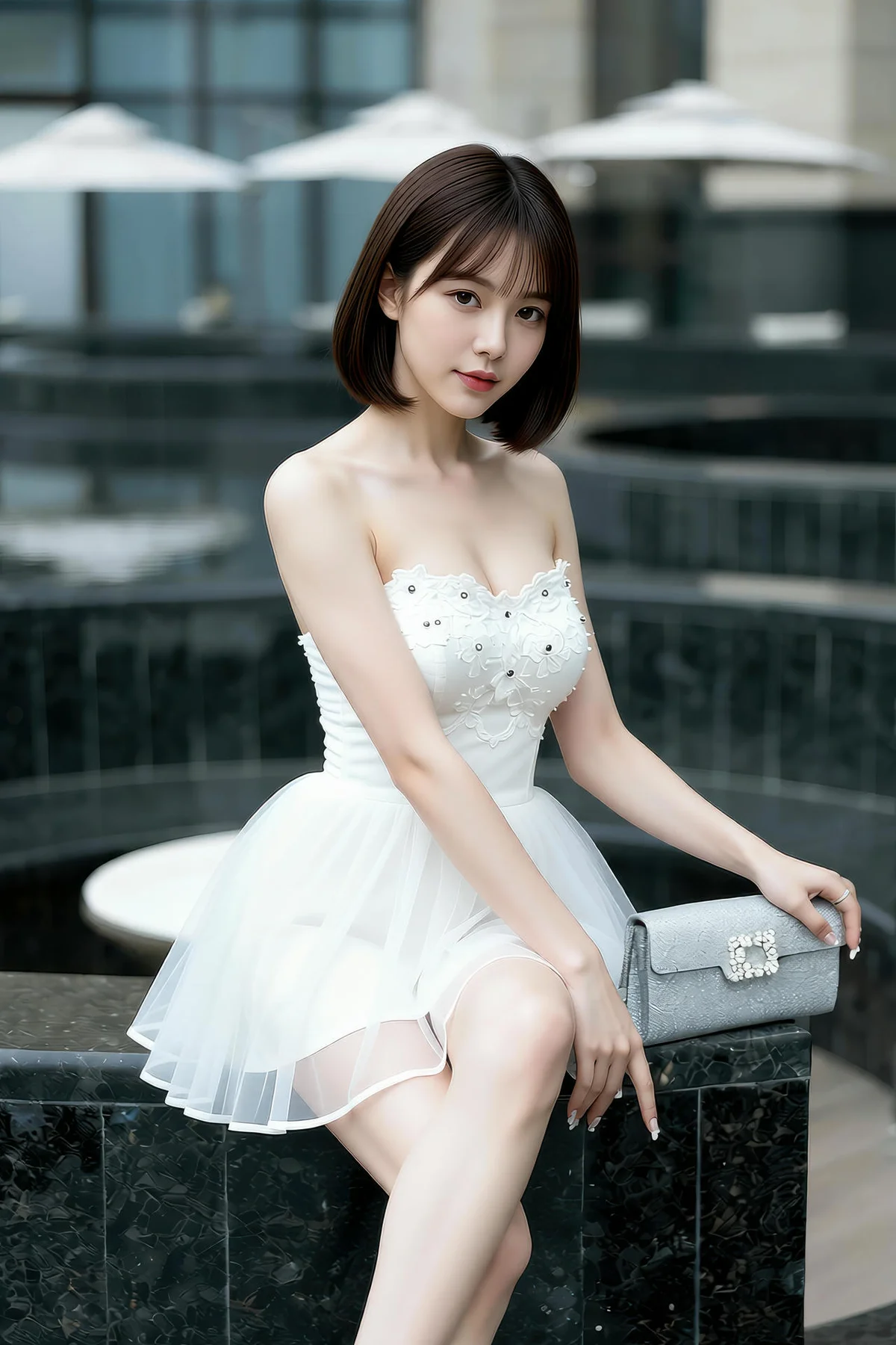 AIG  No.336 小乔丝绸睡衣酥胸 - 5