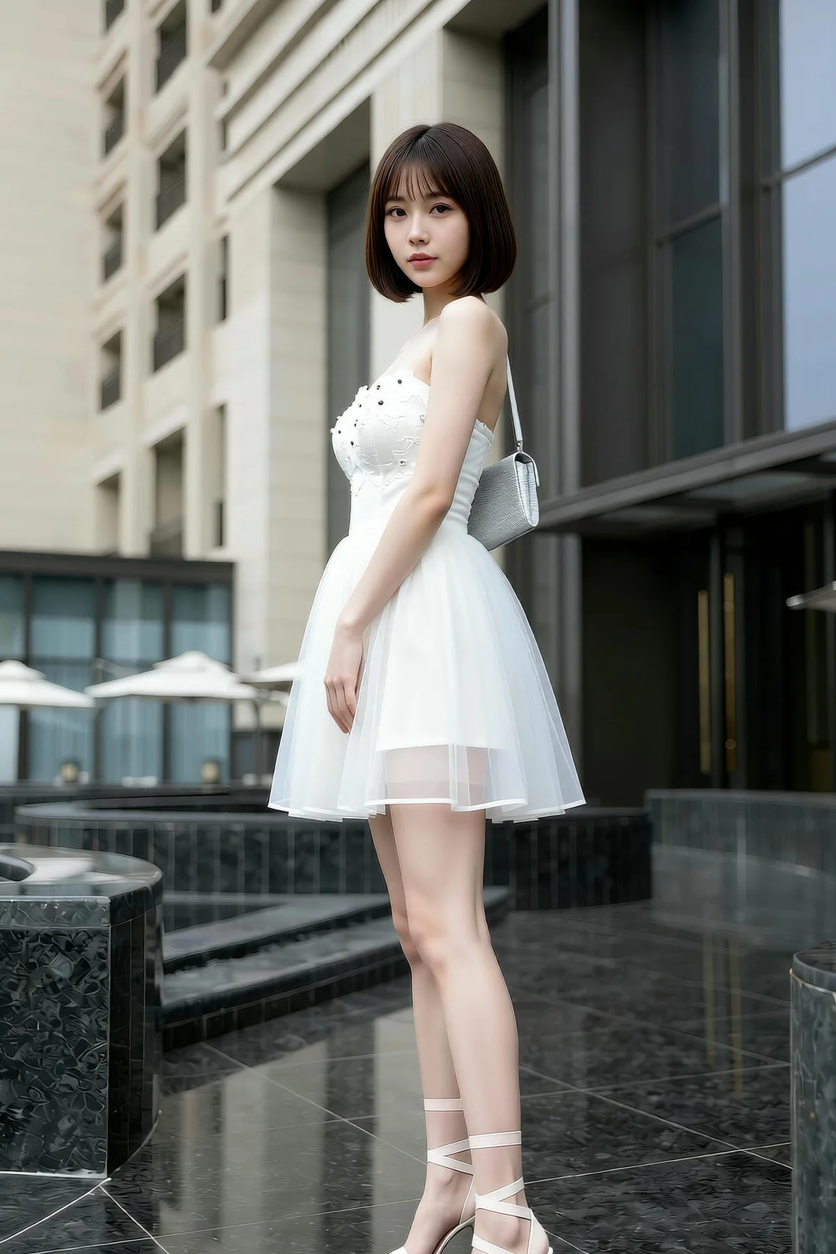 AIG  No.336 小乔丝绸睡衣酥胸 - 10