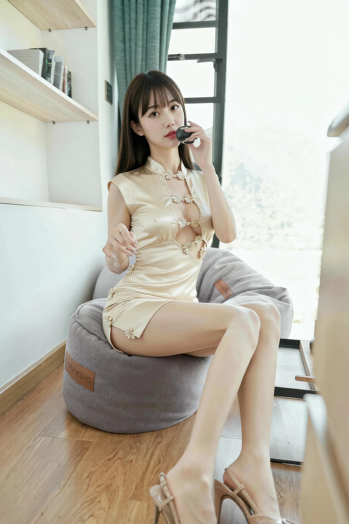 AIG  No.340 婉儿旗袍制服美腿 - 1