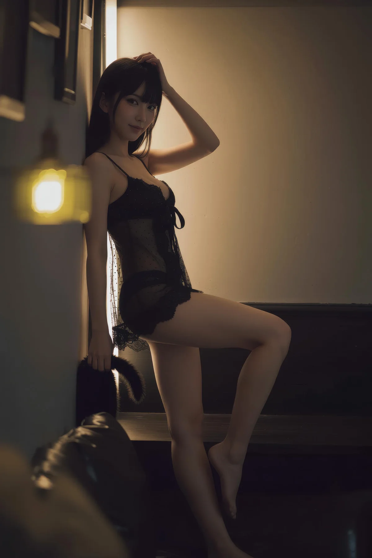 AIG  No.341 芭喜mila香肩长腿气质美女 - 9