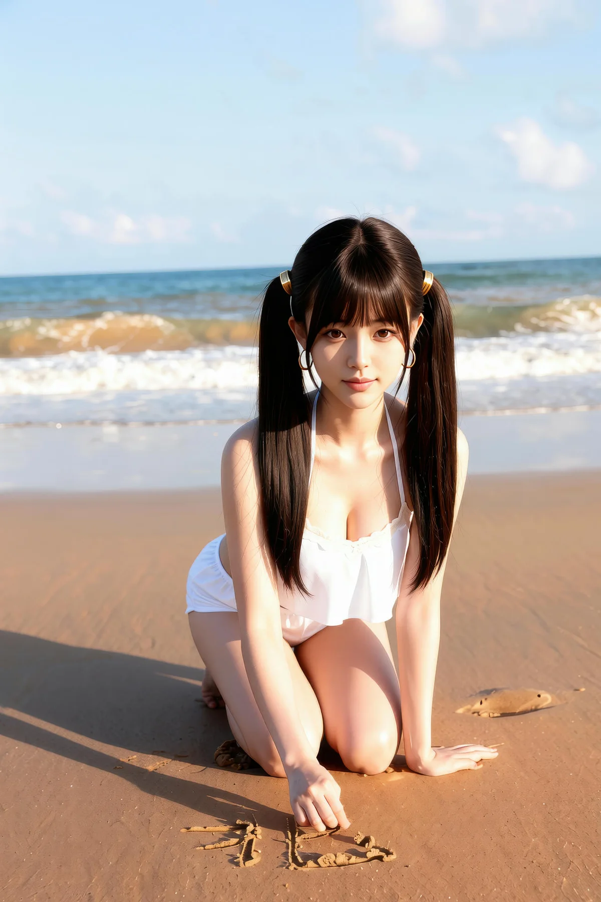 AIG  No.342 柚柚sasa沙滩酥胸爆乳 - 1