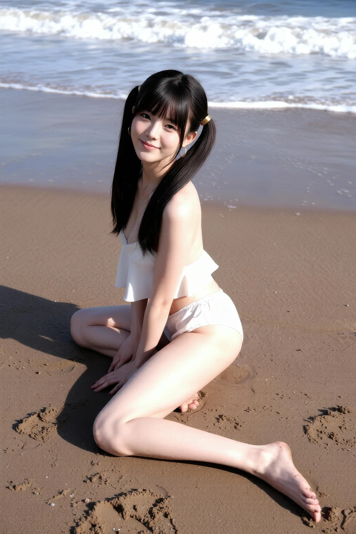 AIG  No.342 柚柚sasa沙滩酥胸爆乳 - 1