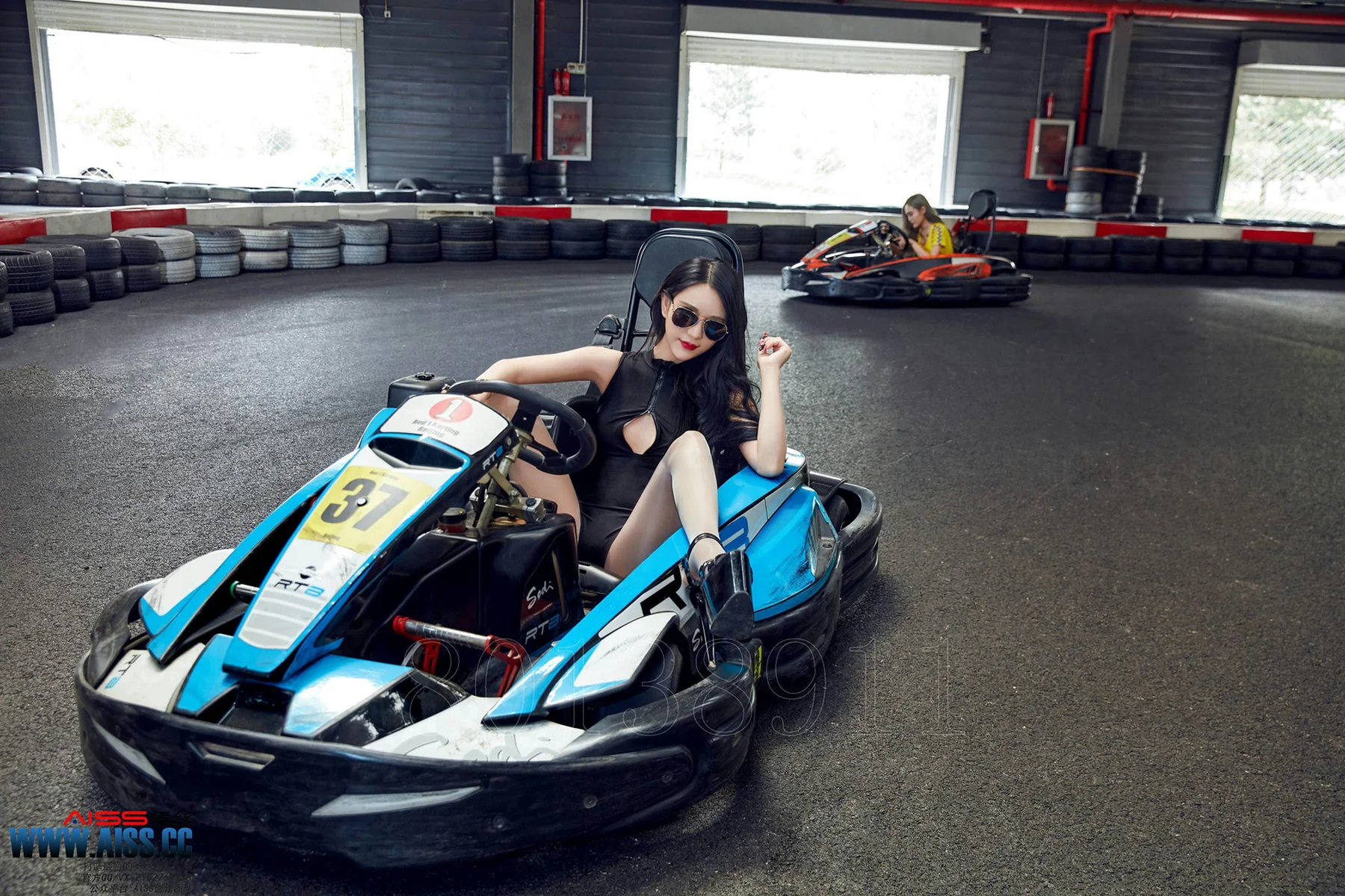 AISS 爱丝 No.106 Modo 热血赛道欣阳美女合集健身辣妹 - 4