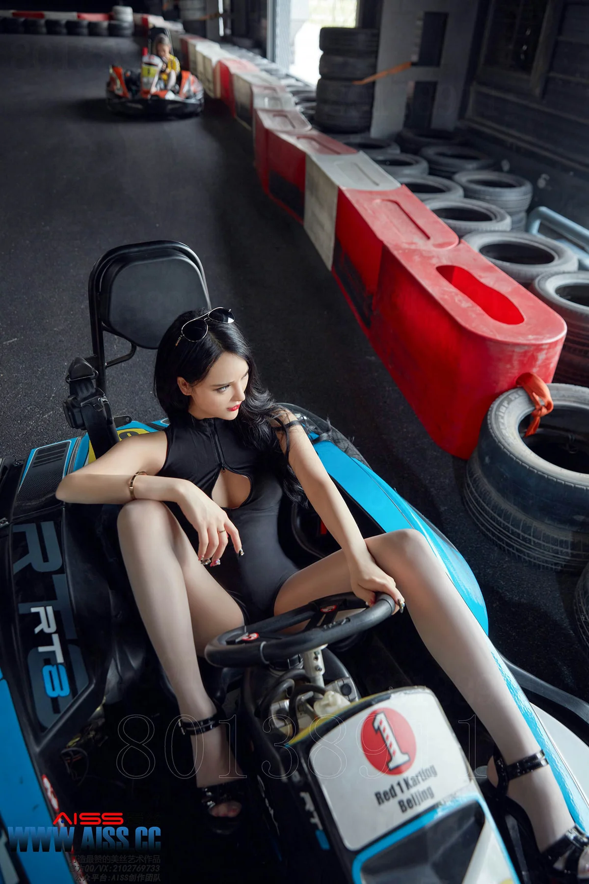 AISS 爱丝 No.106 Modo 热血赛道欣阳美女合集健身辣妹 - 9