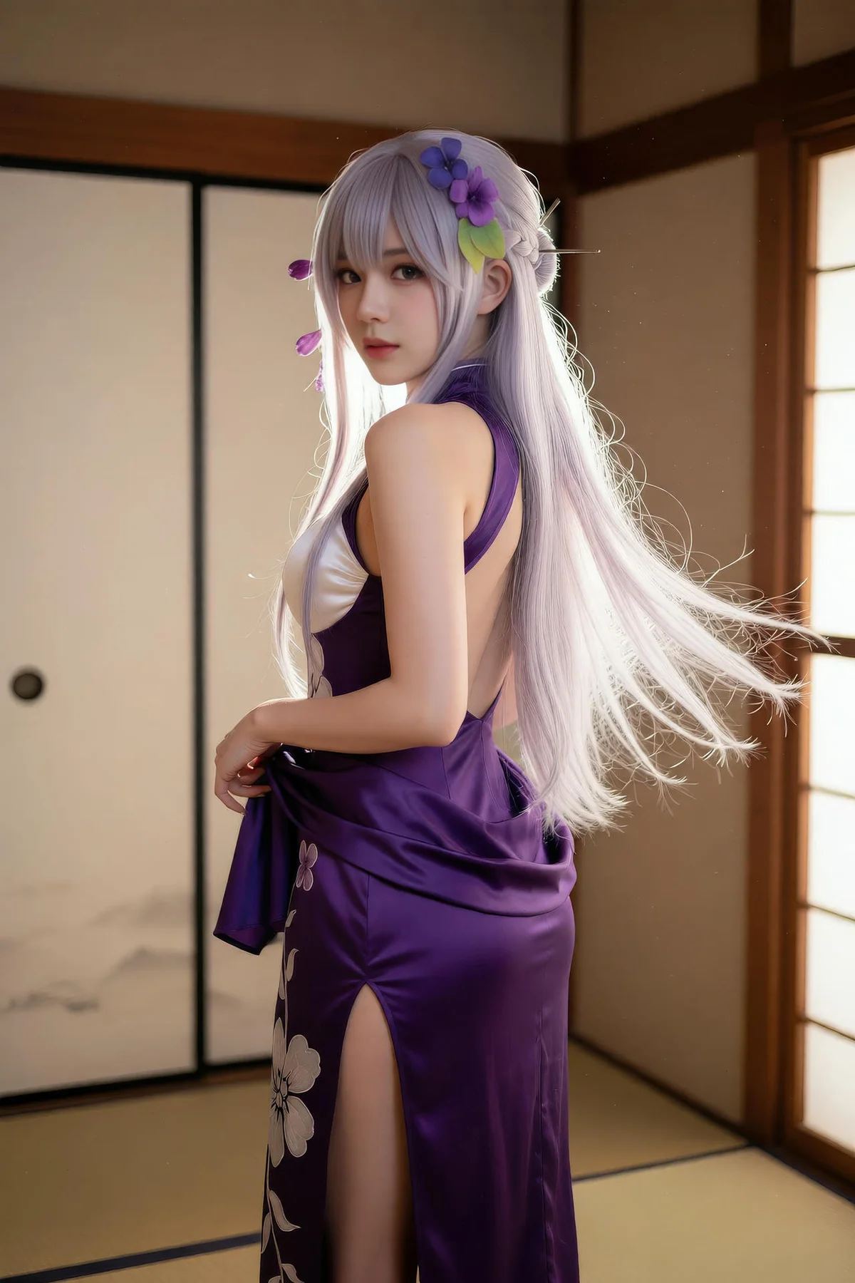 AURA No.005 古风集市cos少女 - 2