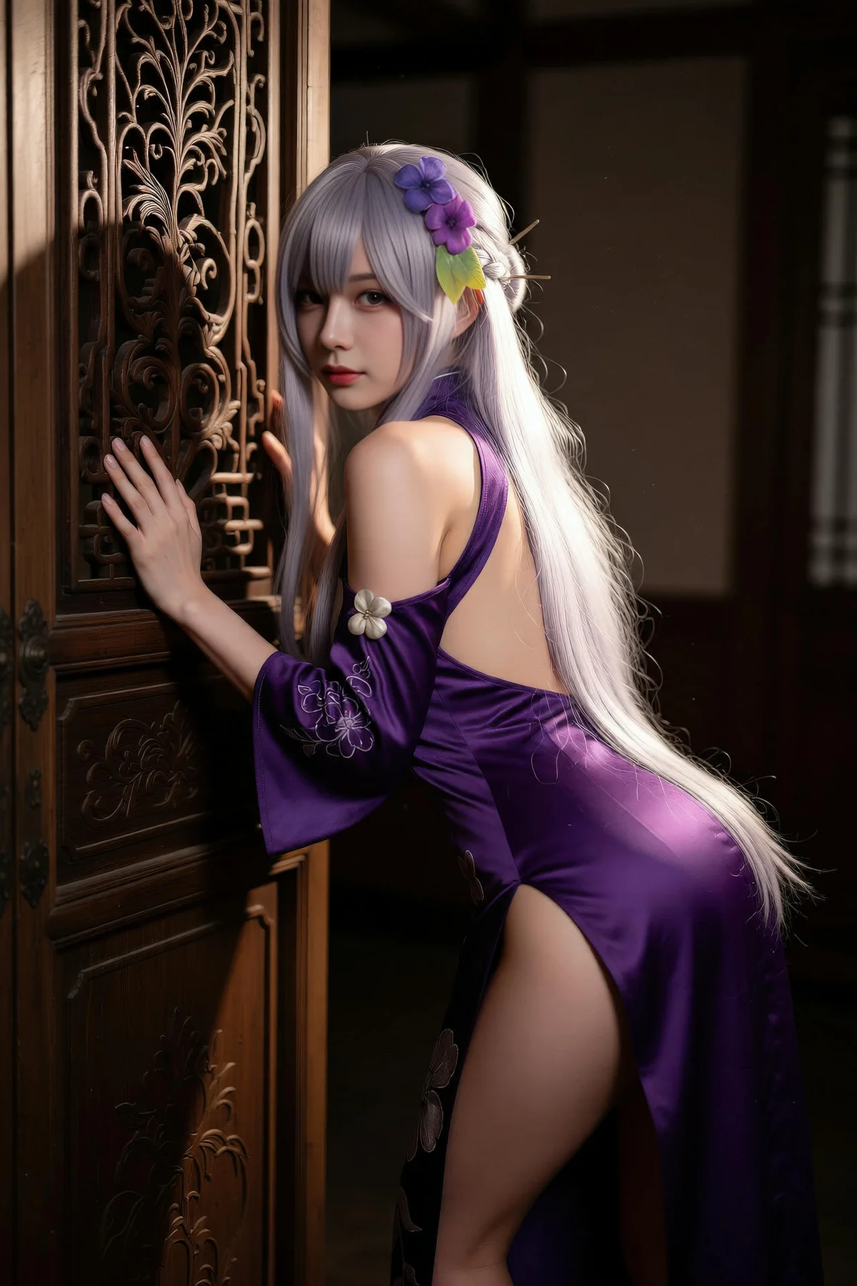 AURA No.005 古风集市cos少女 - 2