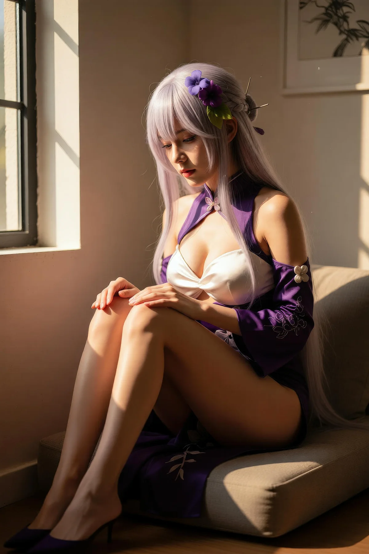 AURA No.005 古风集市cos少女 - 1