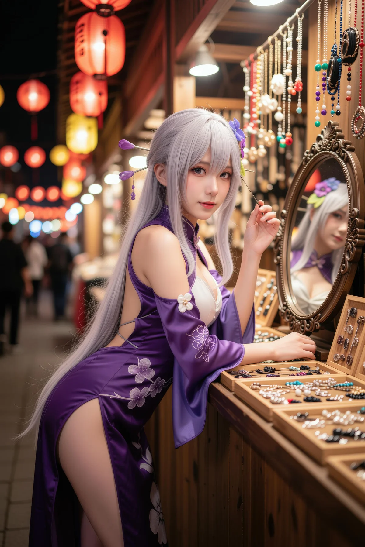 AURA No.005 古风集市cos少女 - 5