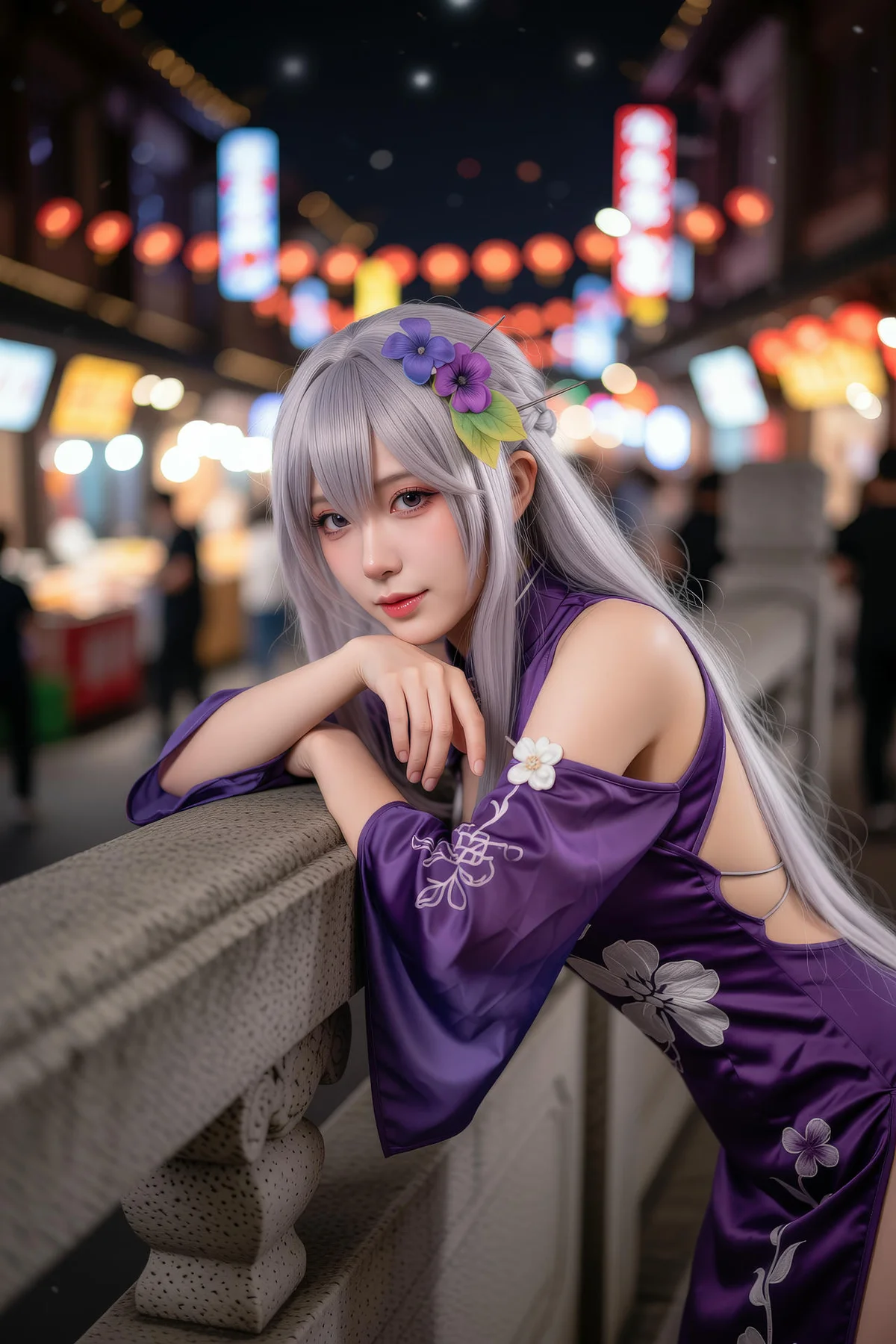 AURA No.005 古风集市cos少女 - 9