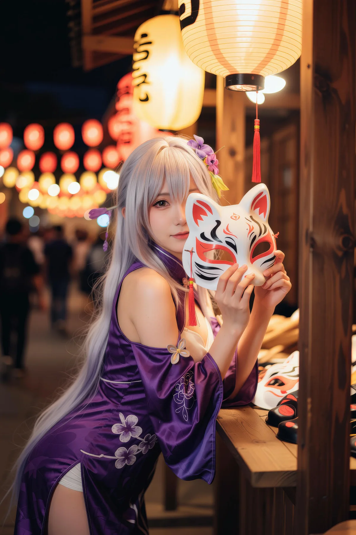 AURA No.005 古风集市cos少女 - 5