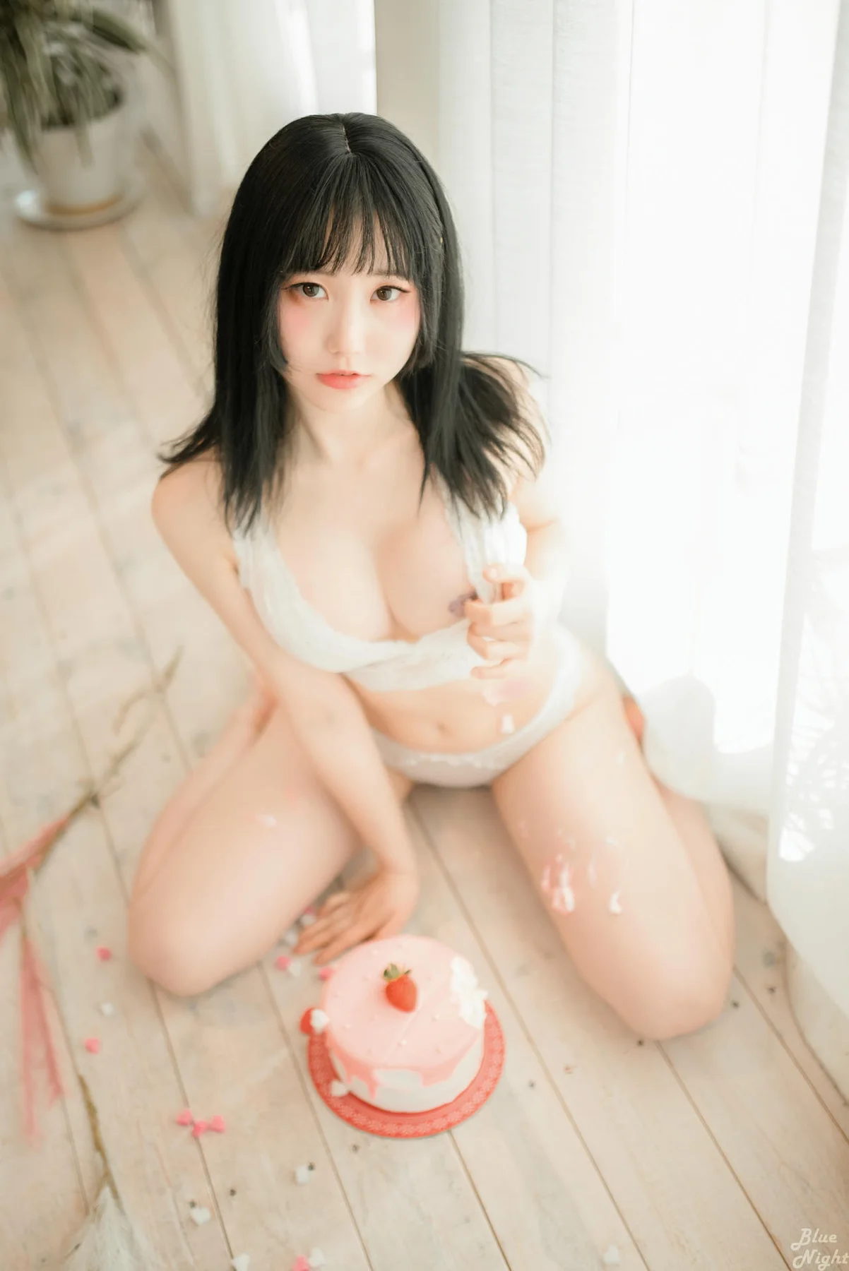 BLUECAKE  No.003 Jamong萌妹翘臀蛋糕party - 10