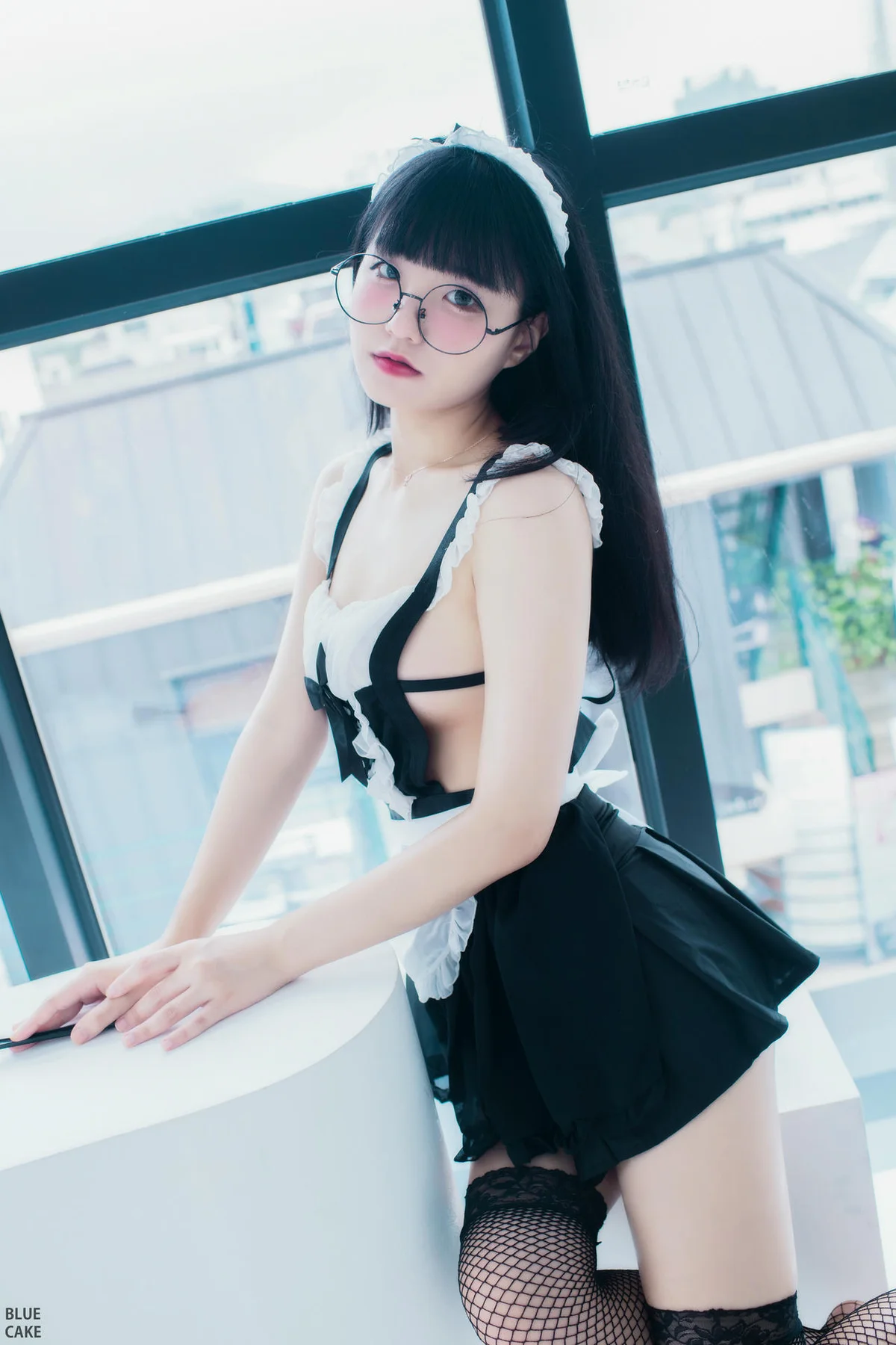 BLUECAKE  No.005 Jeong Jenny性感制服女仆装 - 3