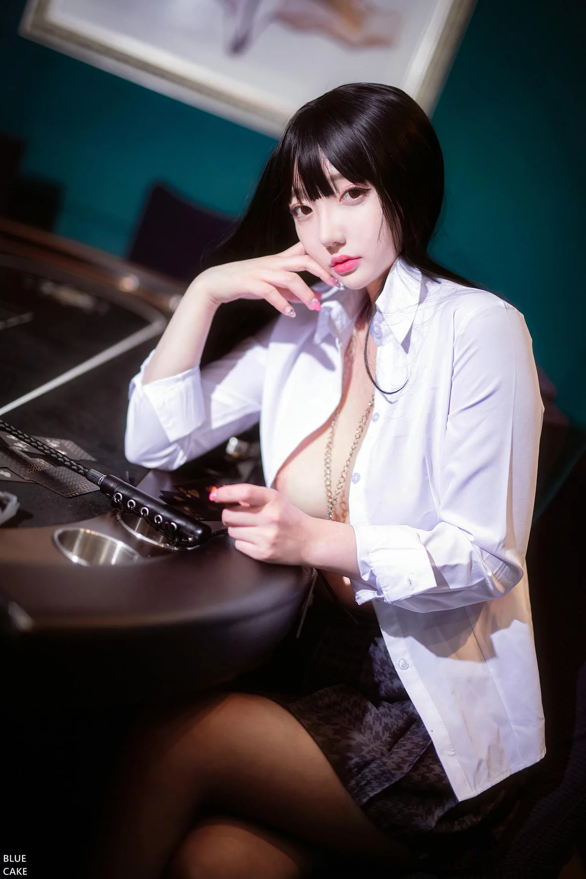 BLUECAKE No.008 Son Ye-Eun制服ol黑丝 - 7