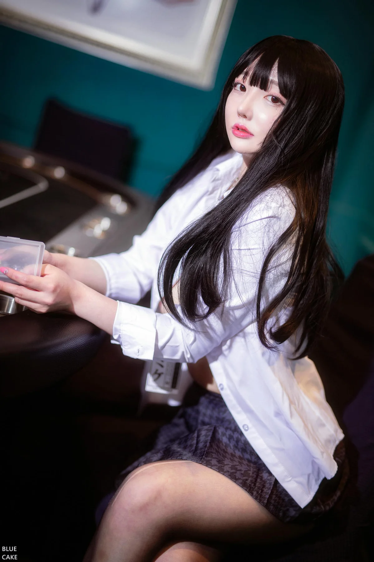 BLUECAKE No.008 Son Ye-Eun制服ol黑丝 - 8