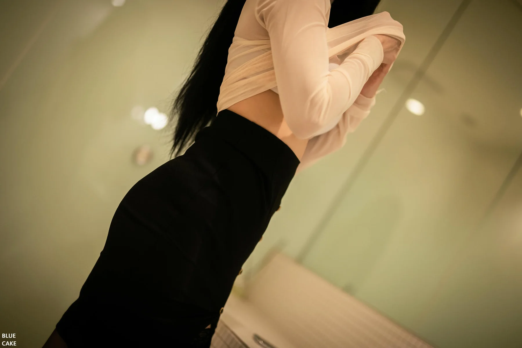 BLUECAKE No.010 Bomi & Lover爆乳黑丝香肩美腿 - 10