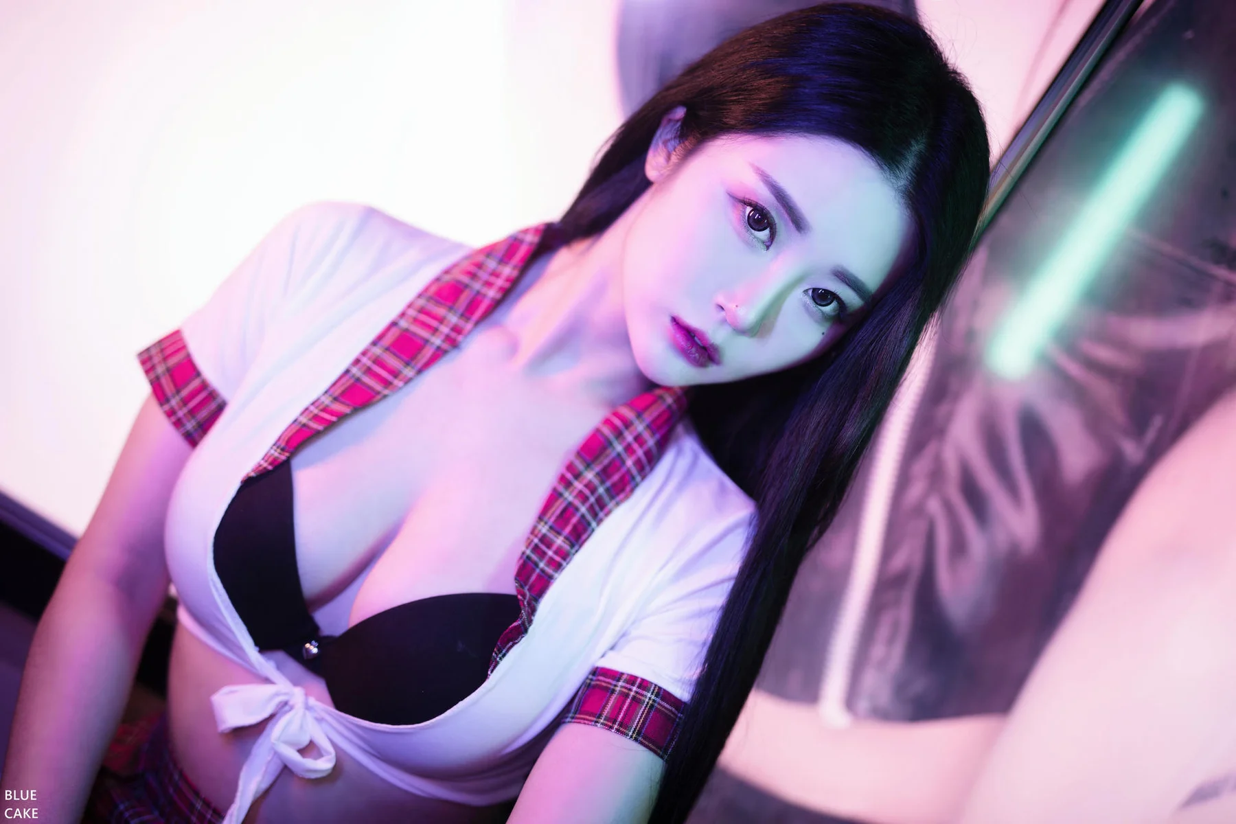 BLUECAKE No.013 Bomi爆乳网袜性感制服 - 9