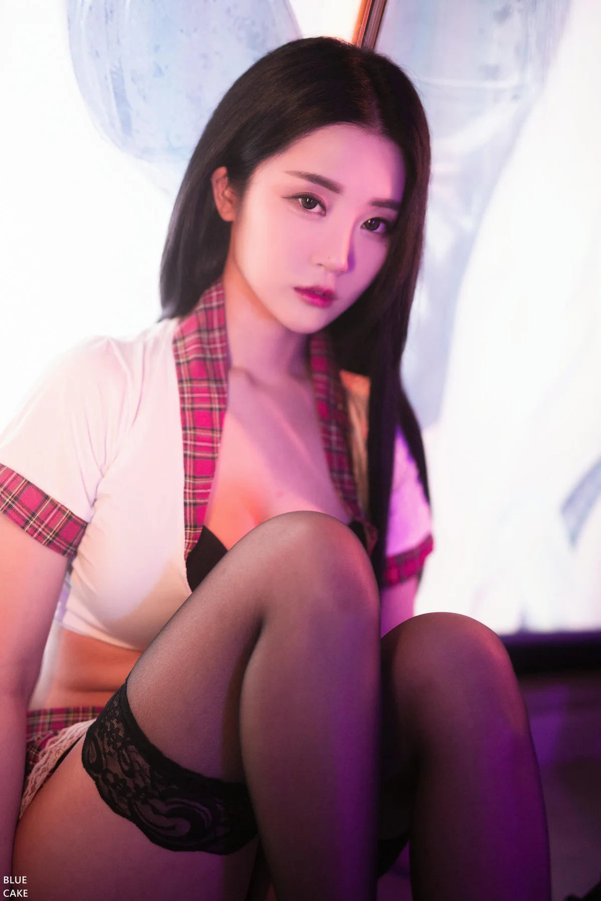 BLUECAKE No.013 Bomi爆乳网袜性感制服 - 7