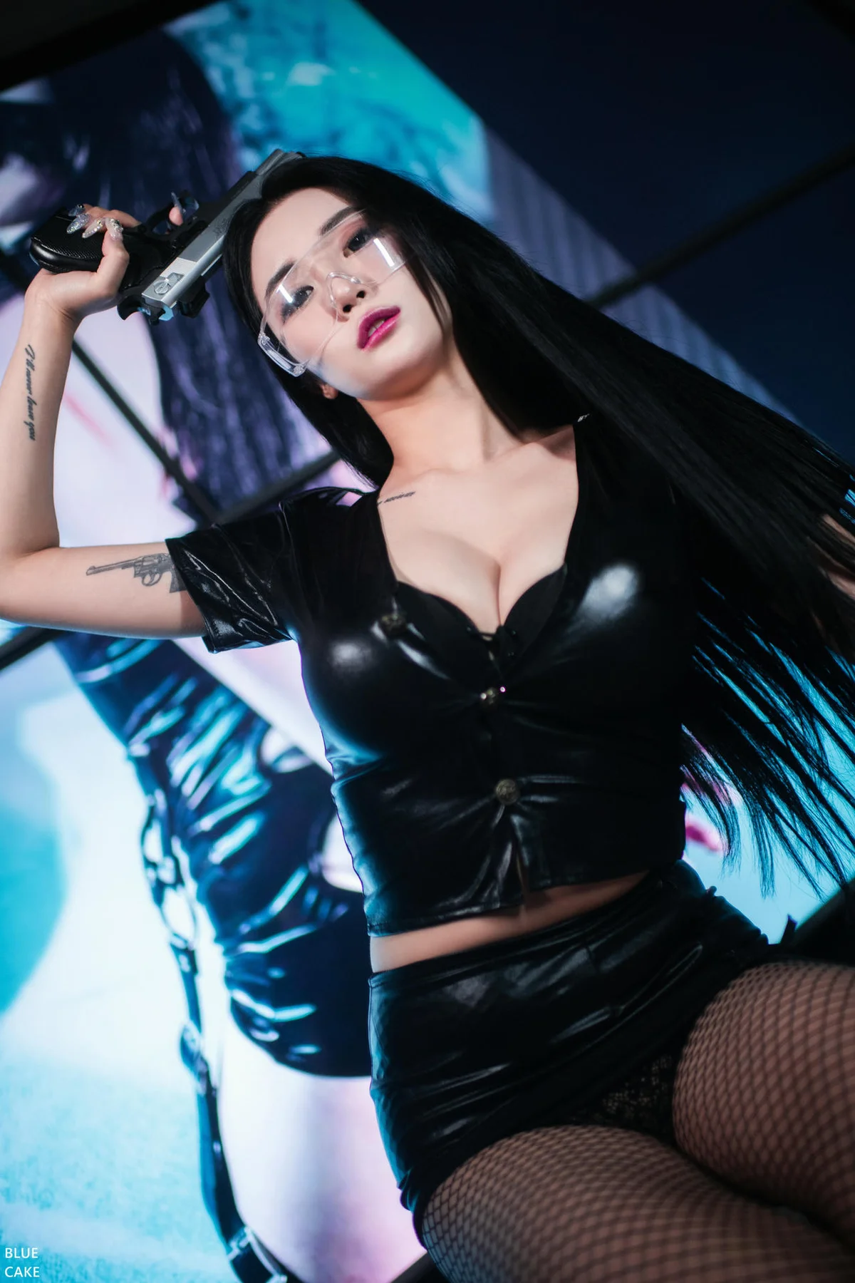 BLUECAKE No.013 Bomi爆乳网袜性感制服 - 5