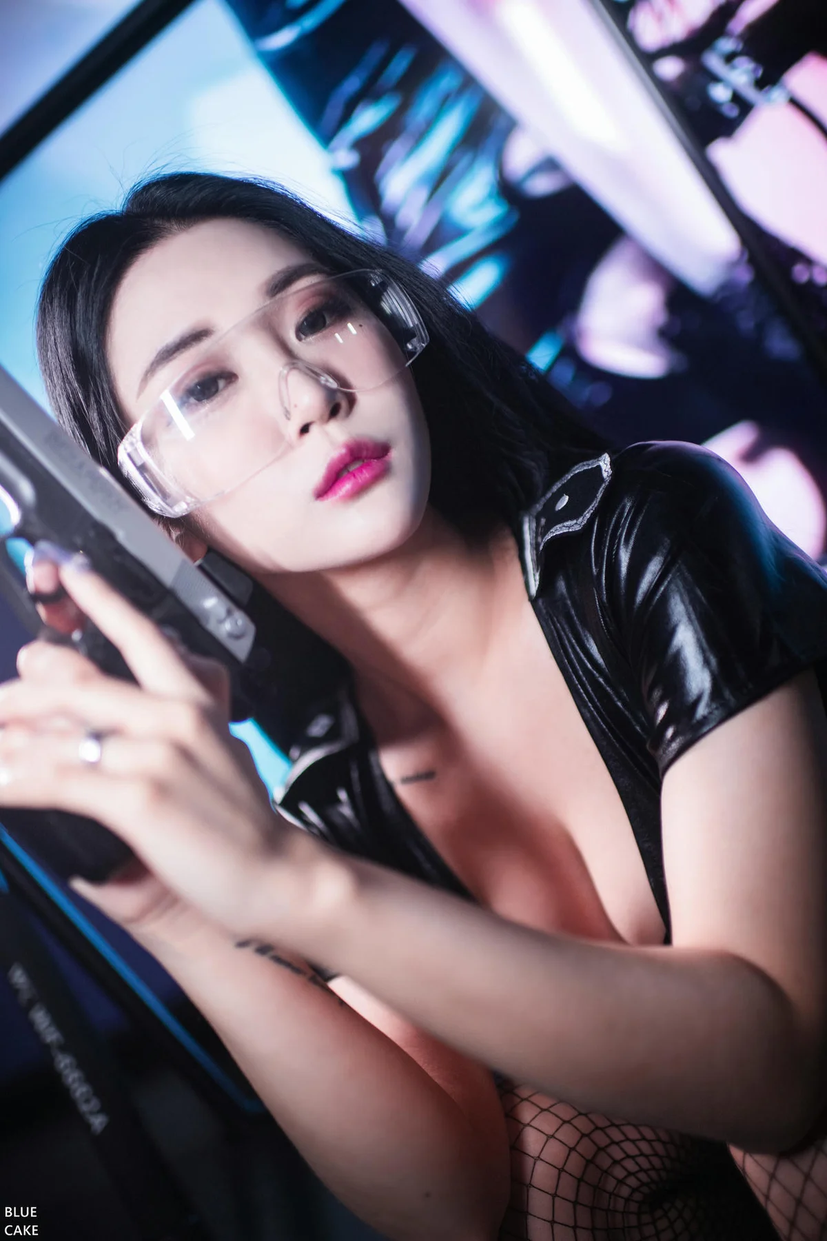 BLUECAKE No.013 Bomi爆乳网袜性感制服 - 2