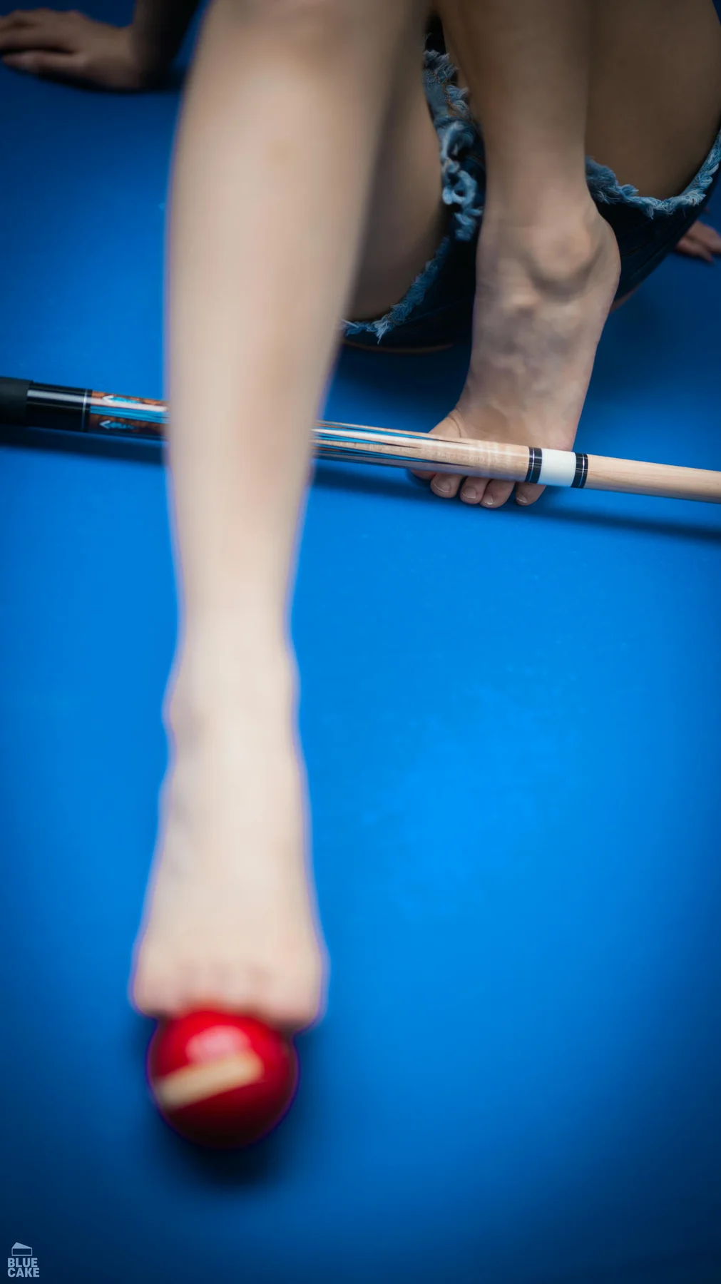 BLUECAKE No.021 Secret Billiard桌球爆乳连体衣 - 4