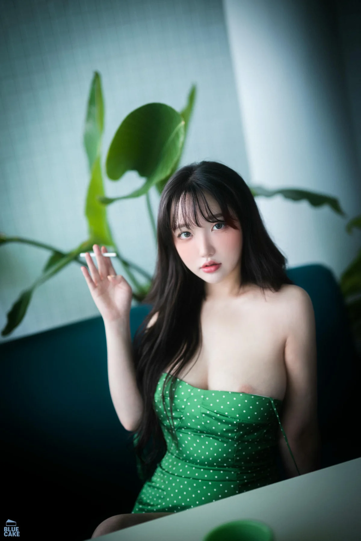 BLUECAKE No.040 YeEun品茶少女爆乳诱惑 - 8