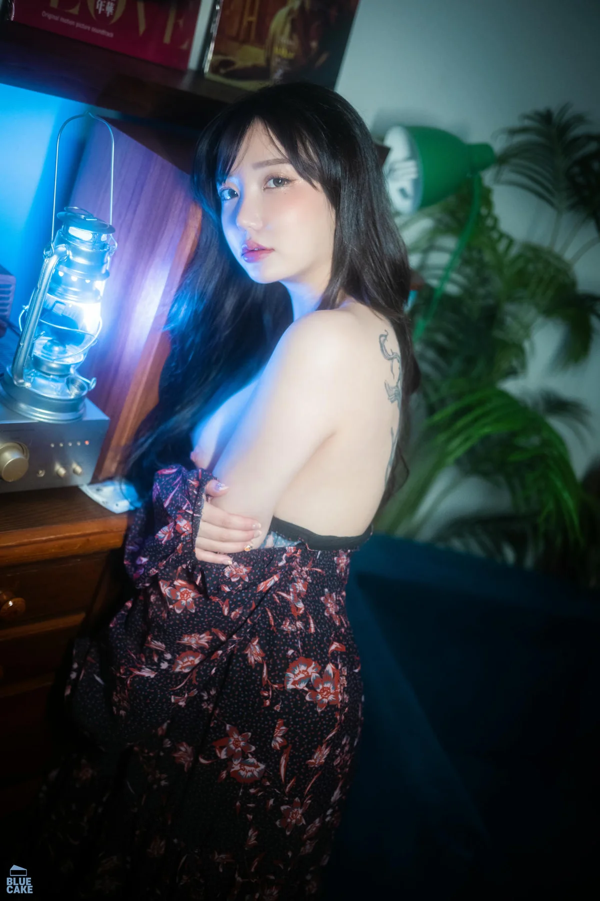 BLUECAKE No.040 YeEun品茶少女爆乳诱惑 - 3