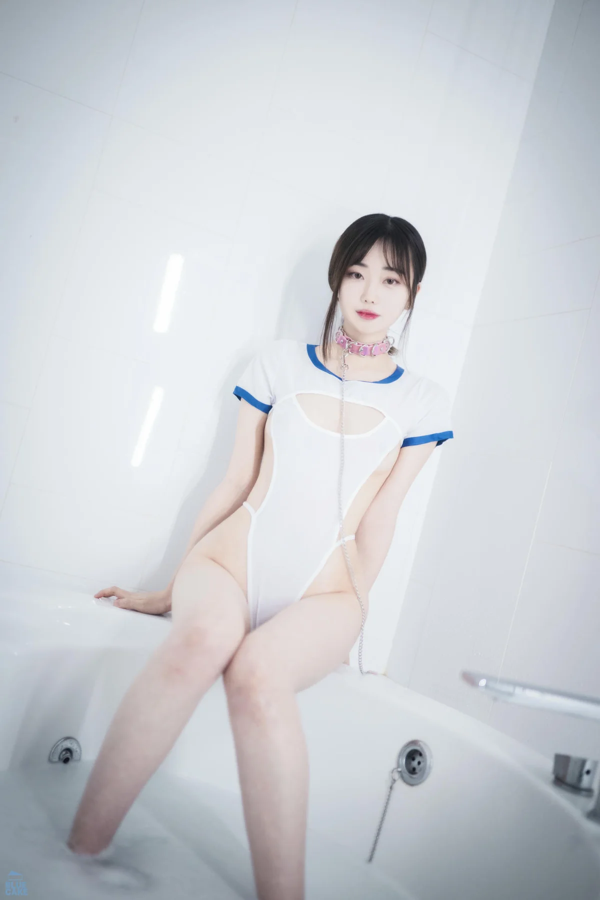 BLUECAKE No.043 Kim Ji白色内衣私房 - 2