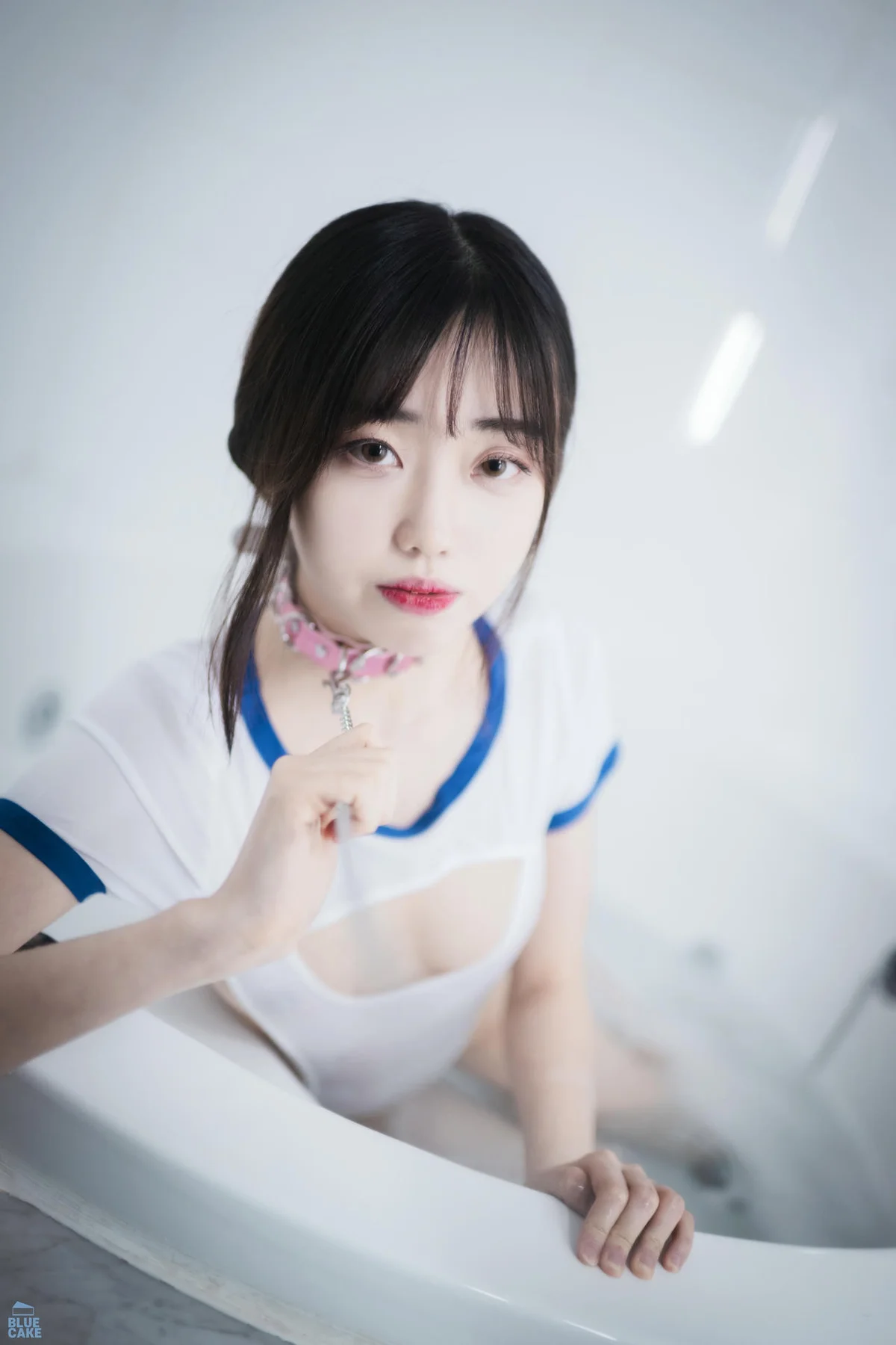 BLUECAKE No.043 Kim Ji白色内衣私房 - 3