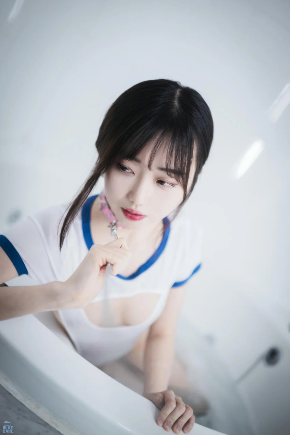 BLUECAKE No.043 Kim Ji白色内衣私房 - 4