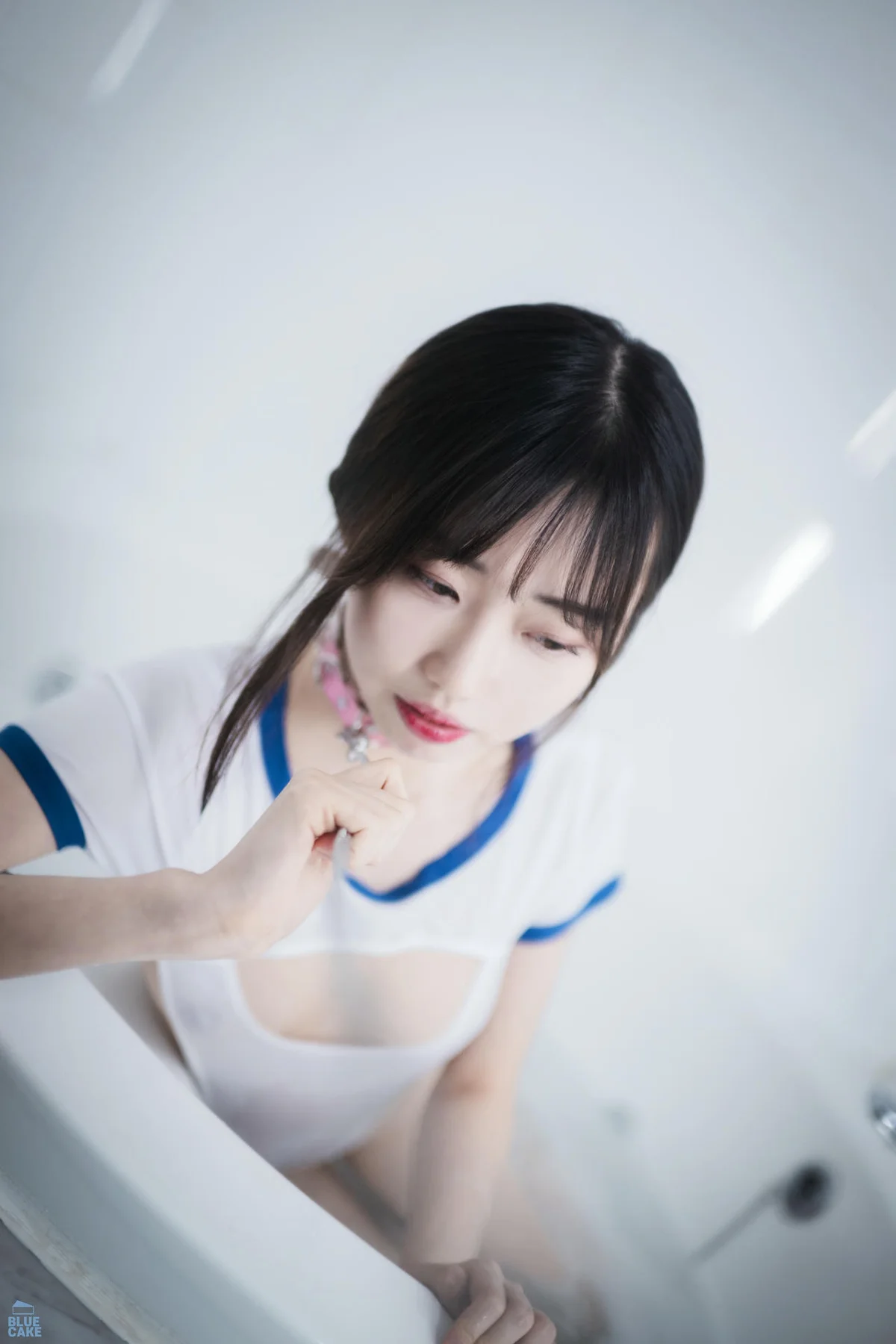 BLUECAKE No.043 Kim Ji白色内衣私房 - 5