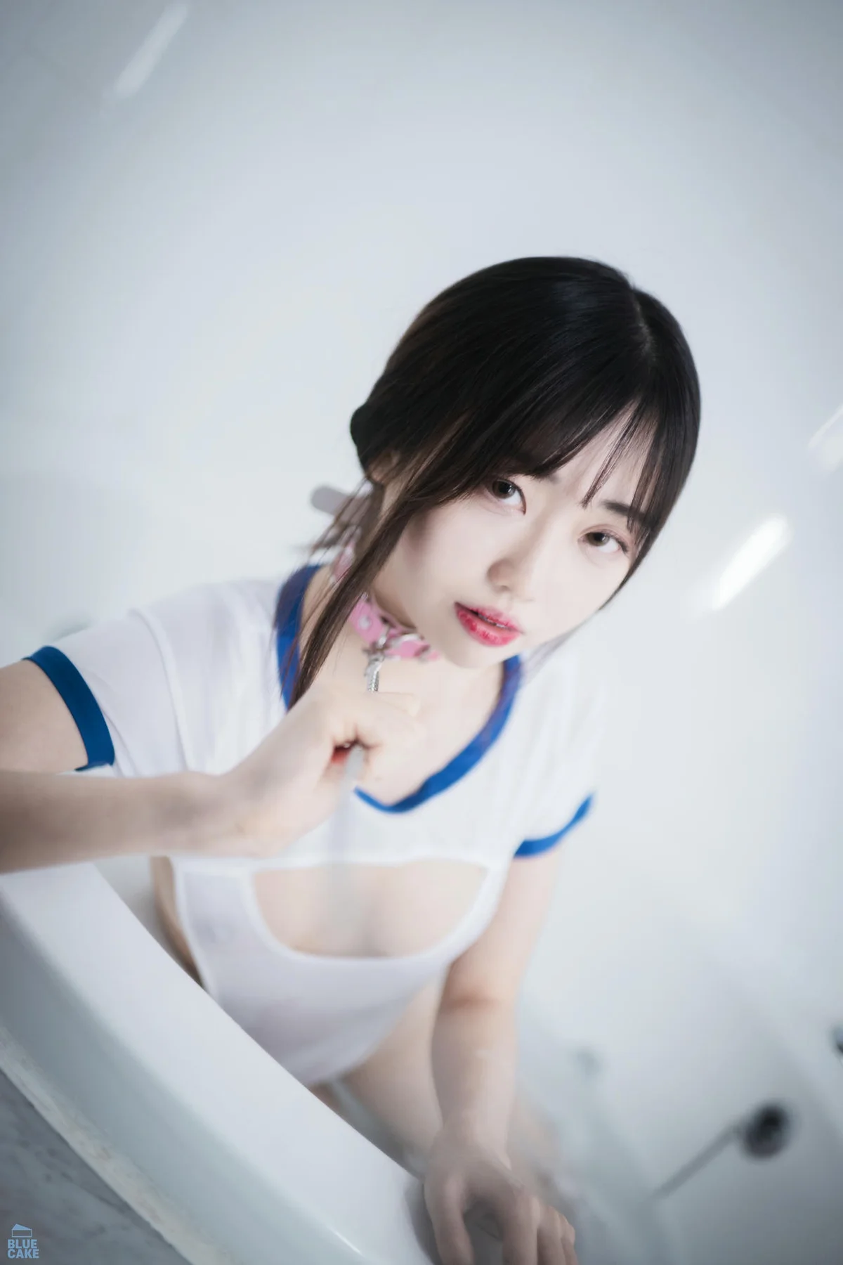 BLUECAKE No.043 Kim Ji白色内衣私房 - 6