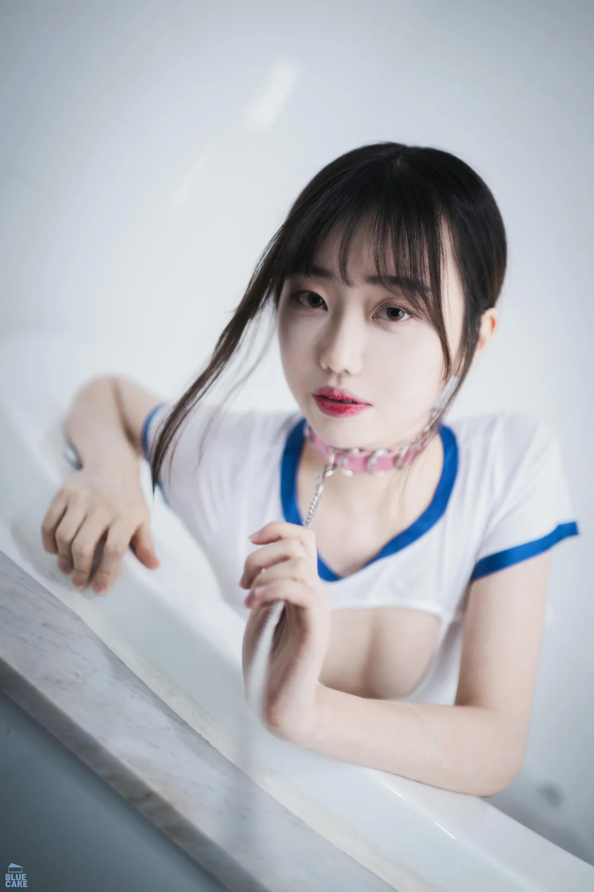 BLUECAKE No.043 Kim Ji白色内衣私房 - 7