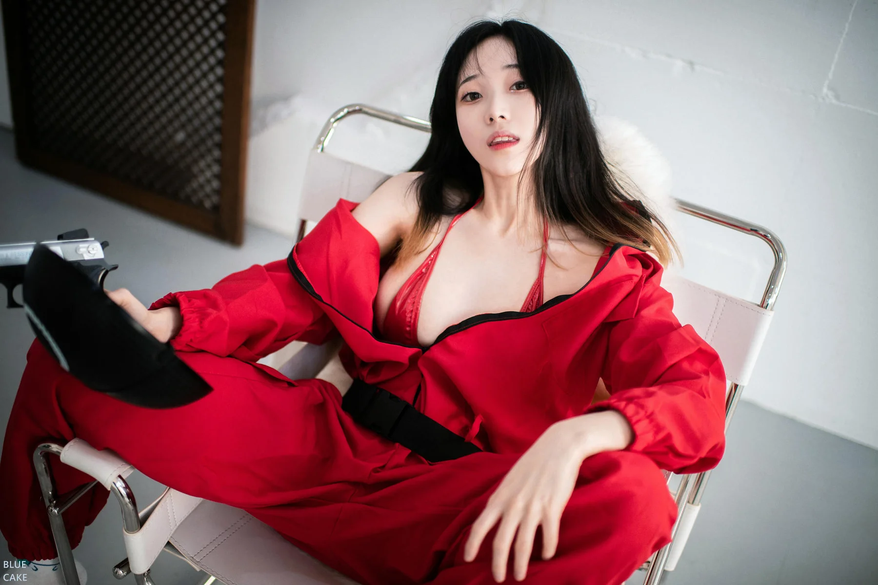 BLUECAKE No.048 Bambi 和 Son Ye-Eun制服游戏爆乳 - 1