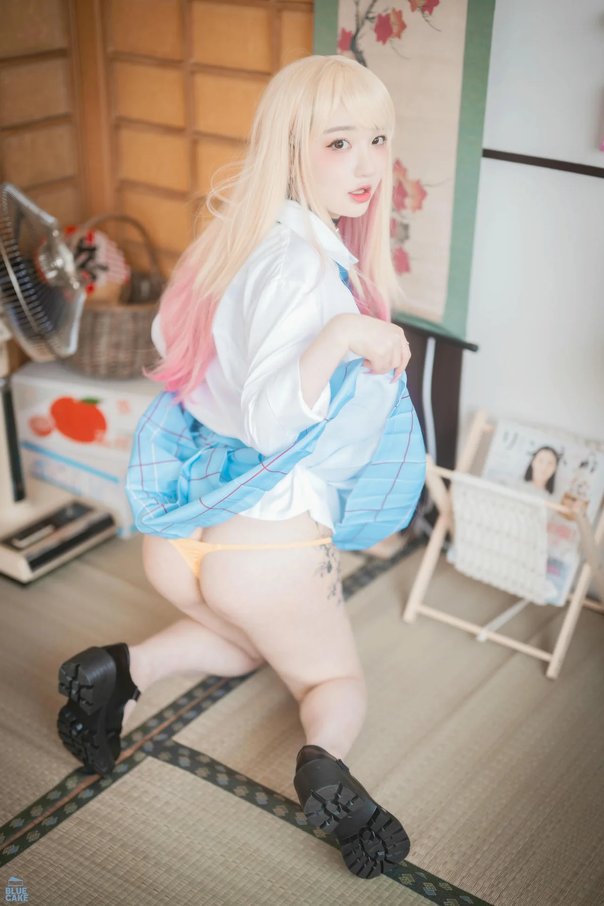 BLUECAKE No.049 MarinYetagawa短裙jk制服套图 - 3