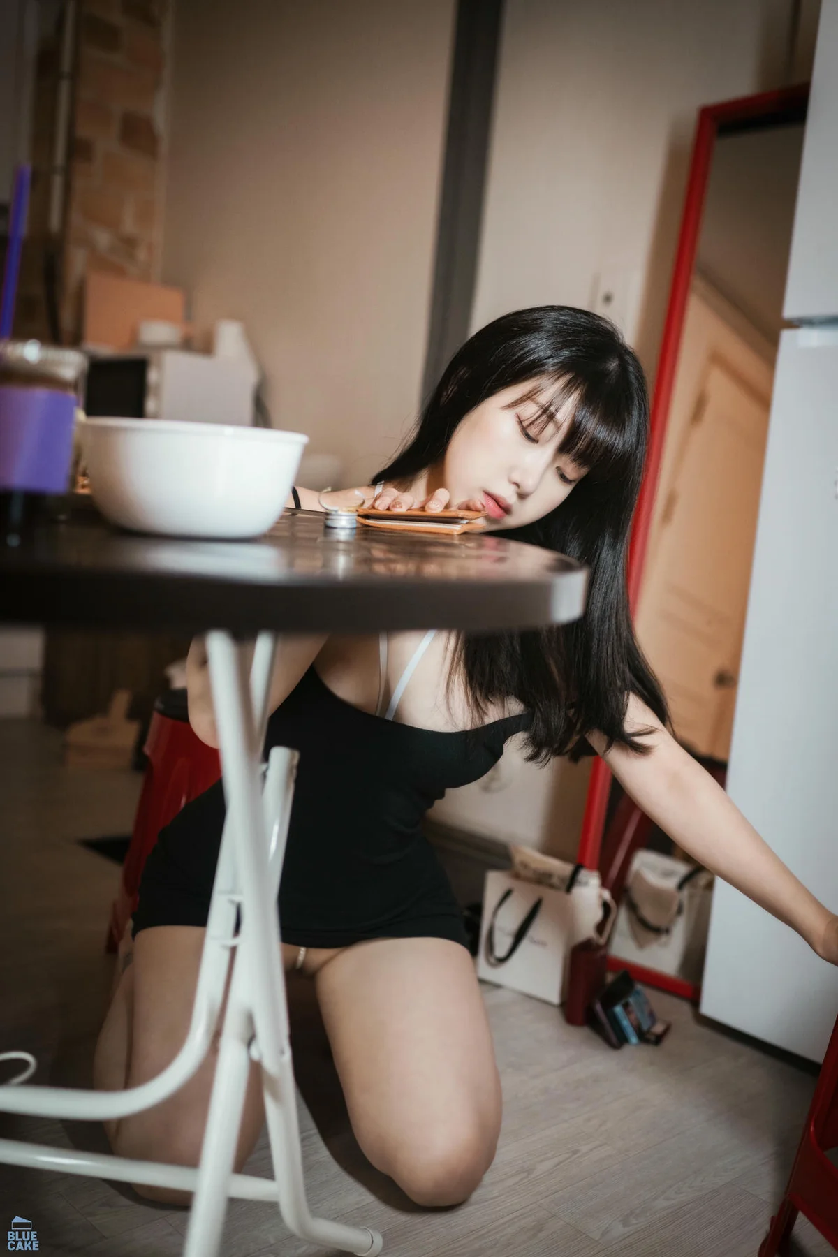 BLUECAKE No.065 Shaany黑丝吊袜翘臀诱惑 - 8