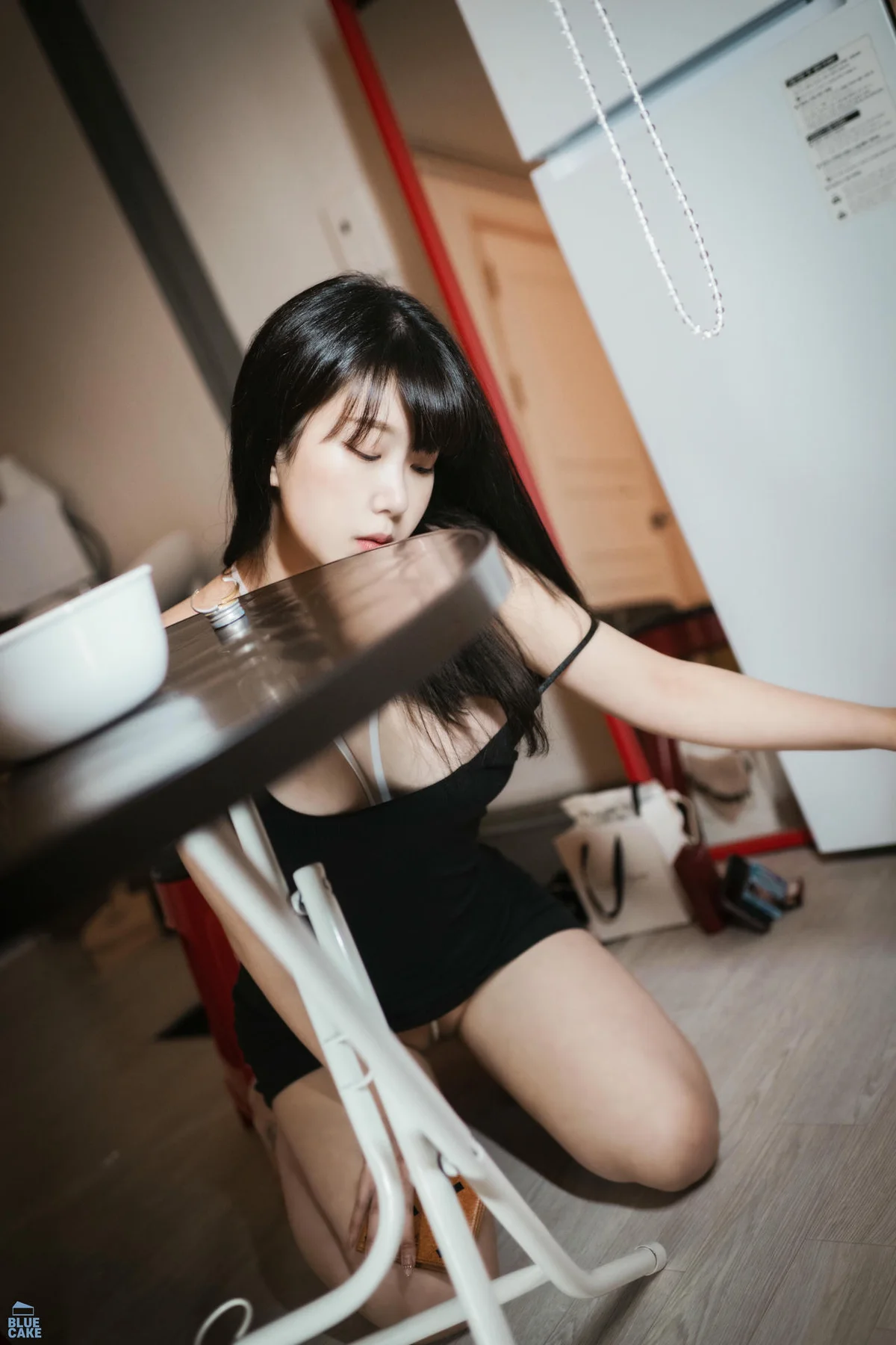 BLUECAKE No.065 Shaany黑丝吊袜翘臀诱惑 - 9
