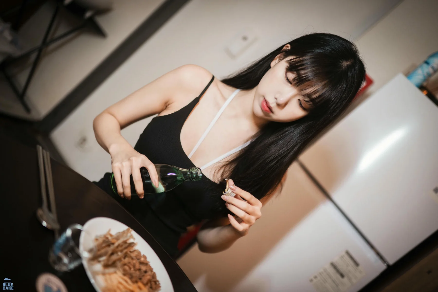BLUECAKE No.065 Shaany黑丝吊袜翘臀诱惑 - 9