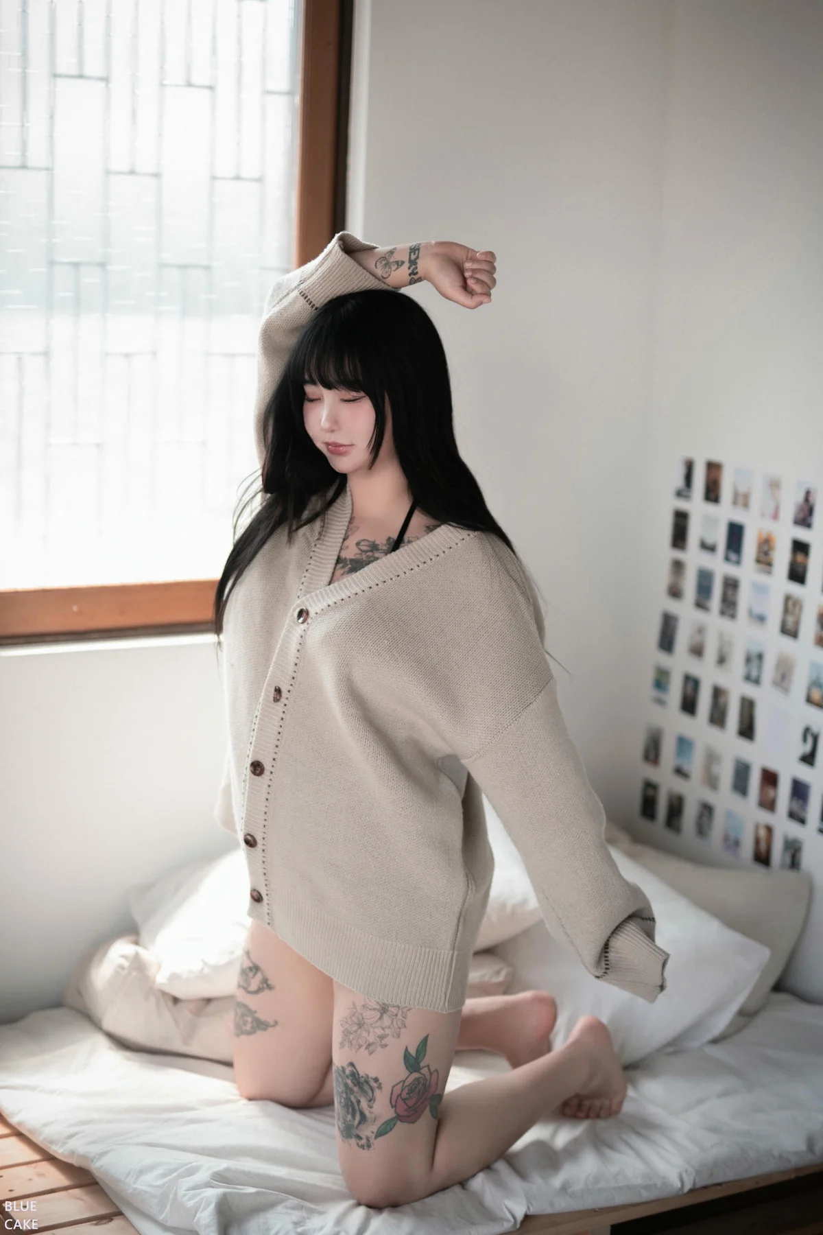 BLUECAKE No.068 Boyeon肥美纹身吉他个性美女 - 6