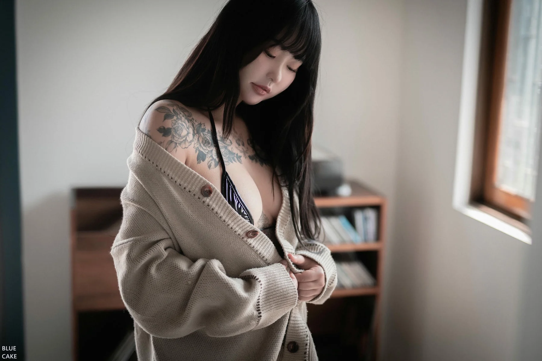 BLUECAKE No.068 Boyeon肥美纹身吉他个性美女 - 4