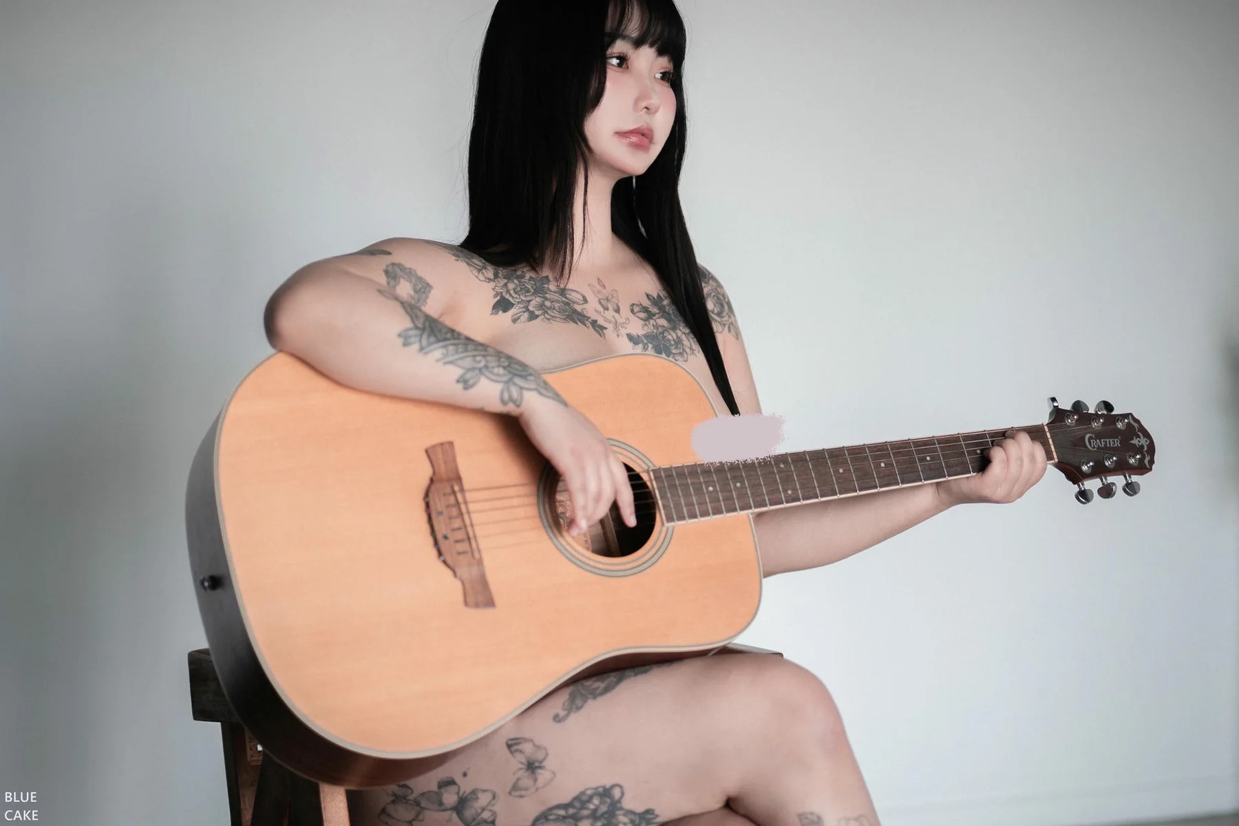 BLUECAKE No.068 Boyeon肥美纹身吉他个性美女 - 9