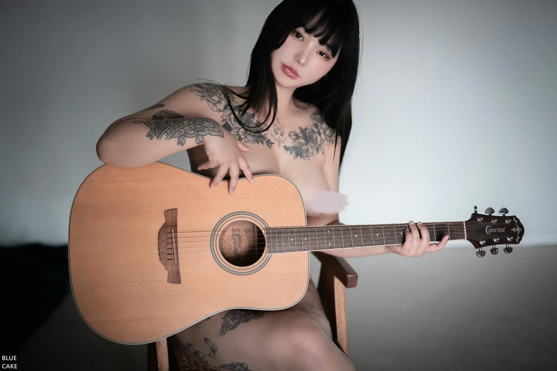 BLUECAKE No.068 Boyeon肥美纹身吉他个性美女 - 5